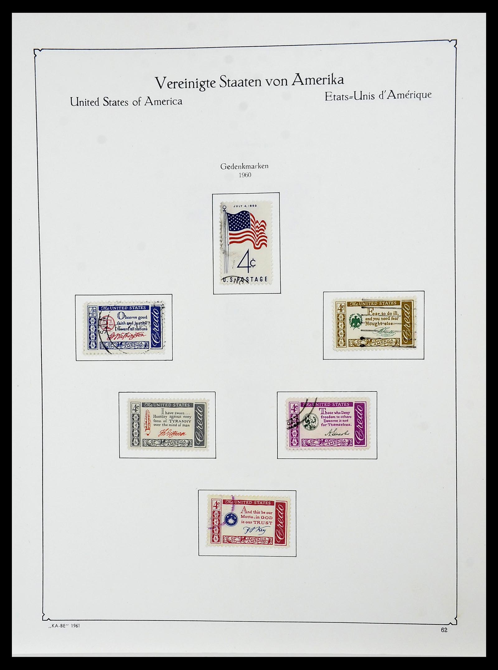 34509 060 - Postzegelverzameling 34509 USA 1861-1979.