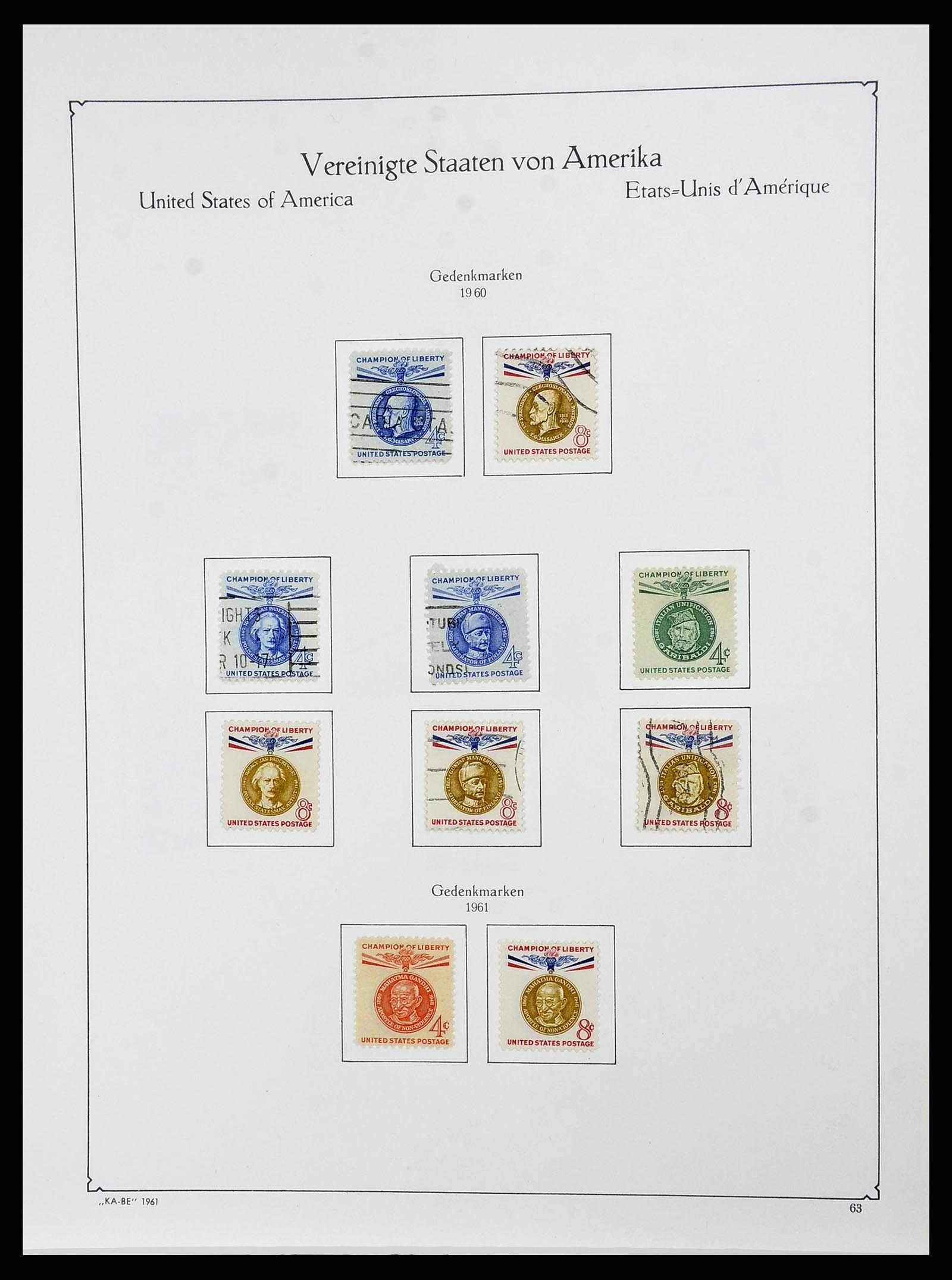 34509 061 - Postzegelverzameling 34509 USA 1861-1979.
