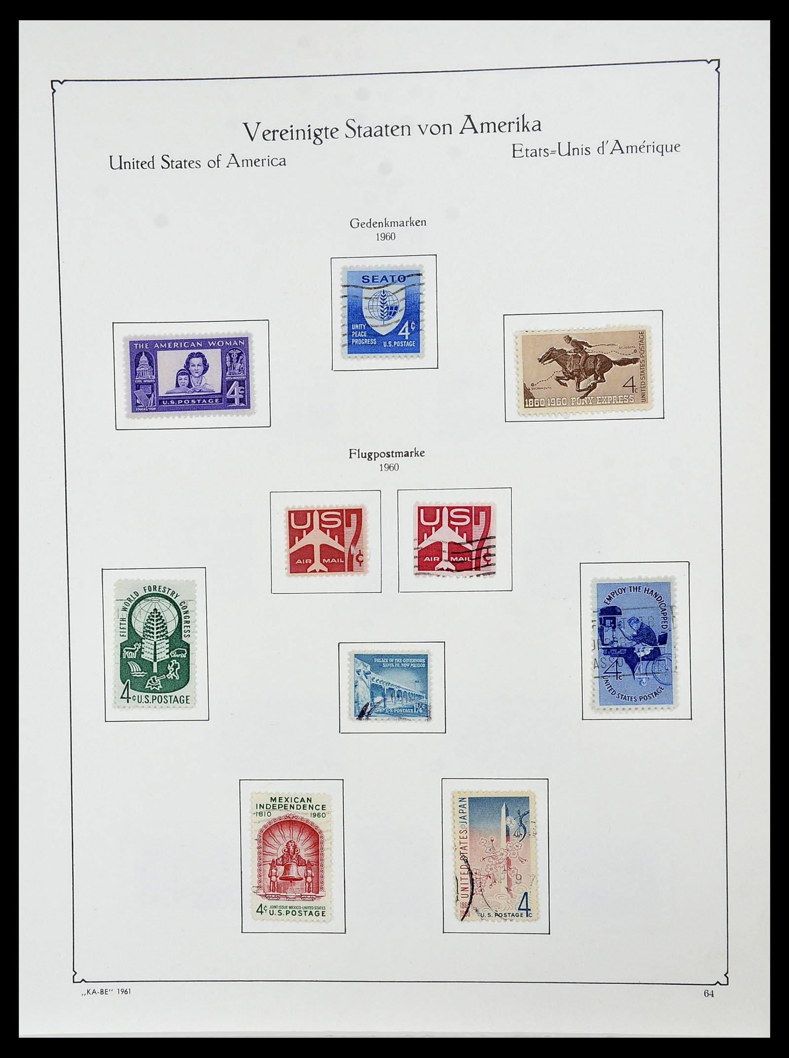 34509 062 - Stamp Collection 34509 USA 1861-1979.