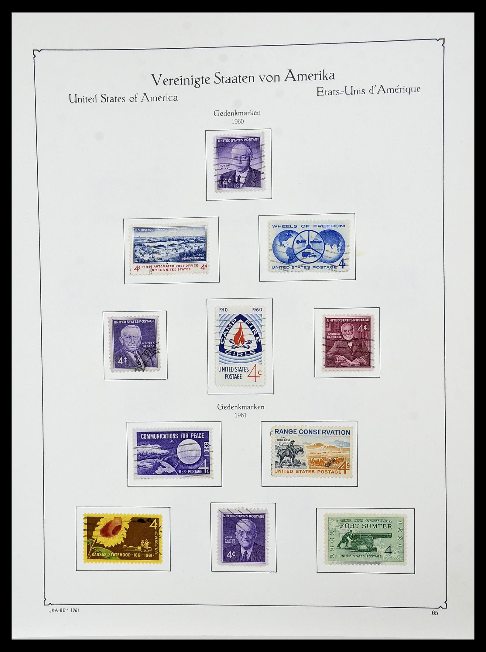 34509 063 - Stamp Collection 34509 USA 1861-1979.