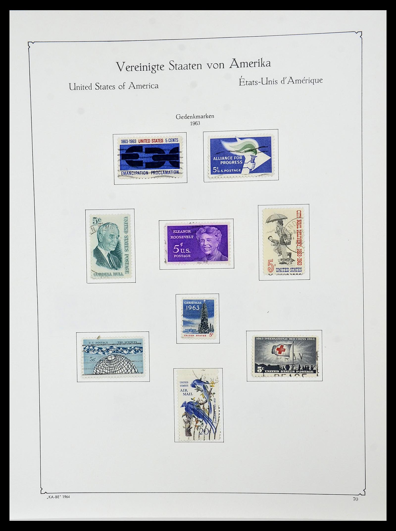 34509 068 - Postzegelverzameling 34509 USA 1861-1979.