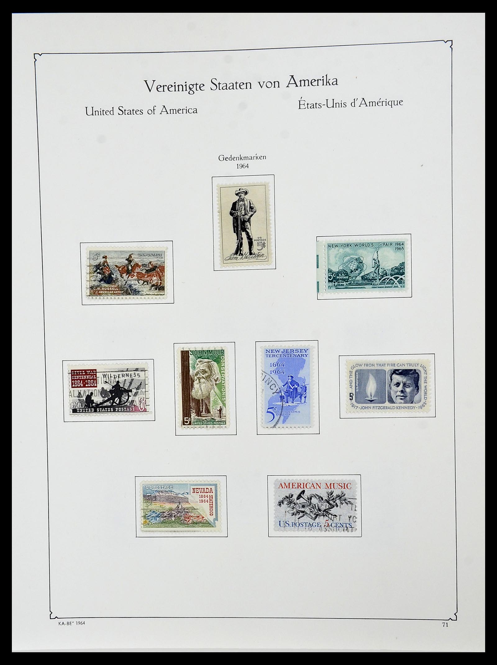 34509 069 - Postzegelverzameling 34509 USA 1861-1979.