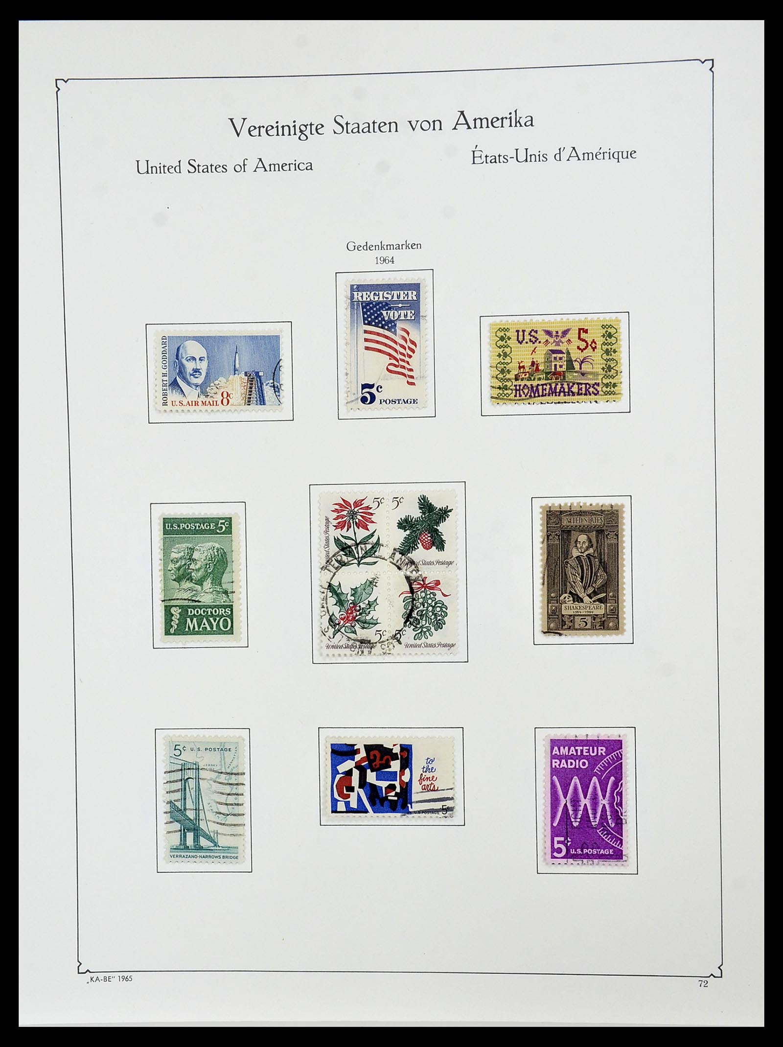 34509 070 - Postzegelverzameling 34509 USA 1861-1979.