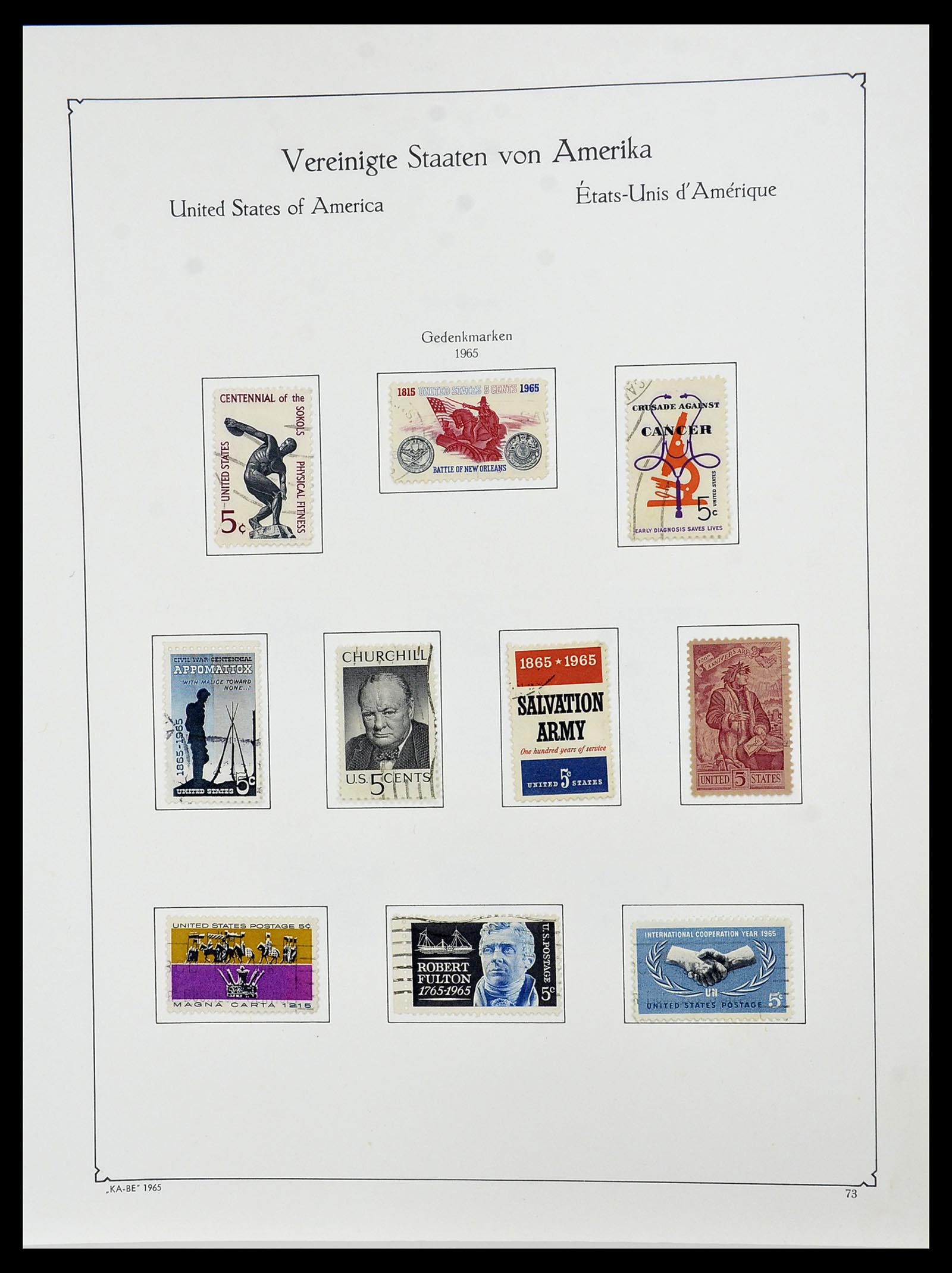 34509 071 - Postzegelverzameling 34509 USA 1861-1979.