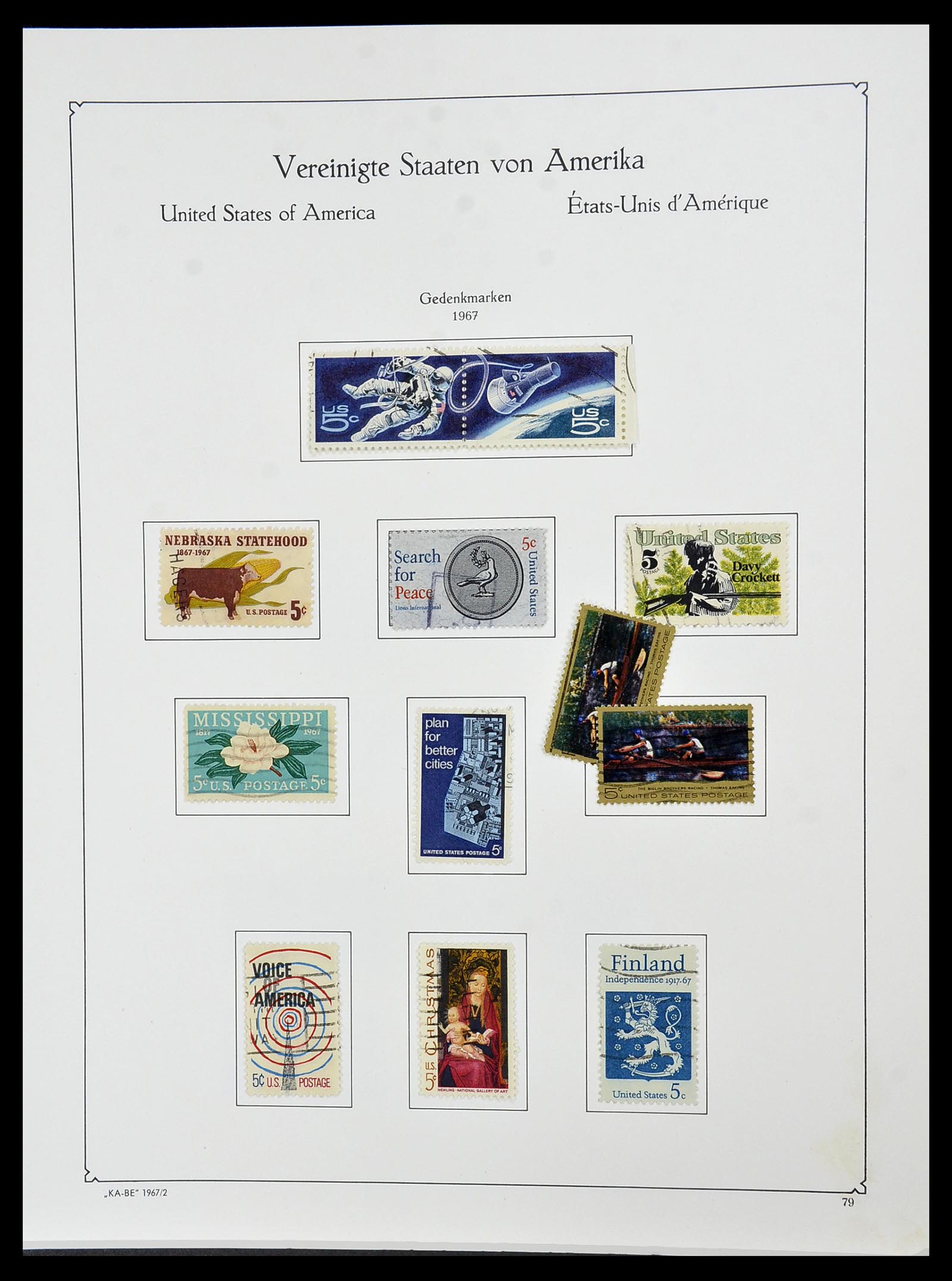 34509 077 - Stamp Collection 34509 USA 1861-1979.
