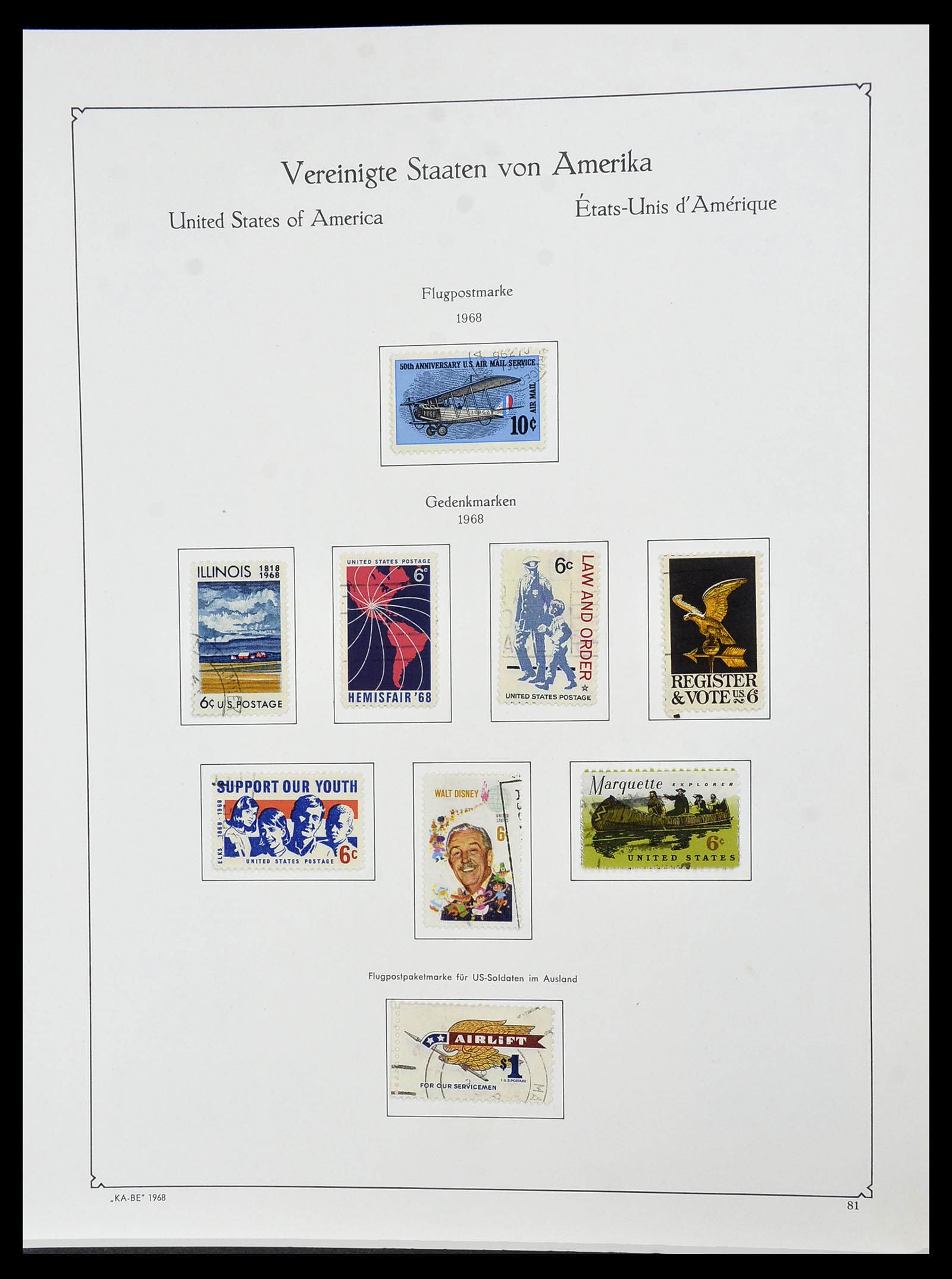 34509 079 - Postzegelverzameling 34509 USA 1861-1979.