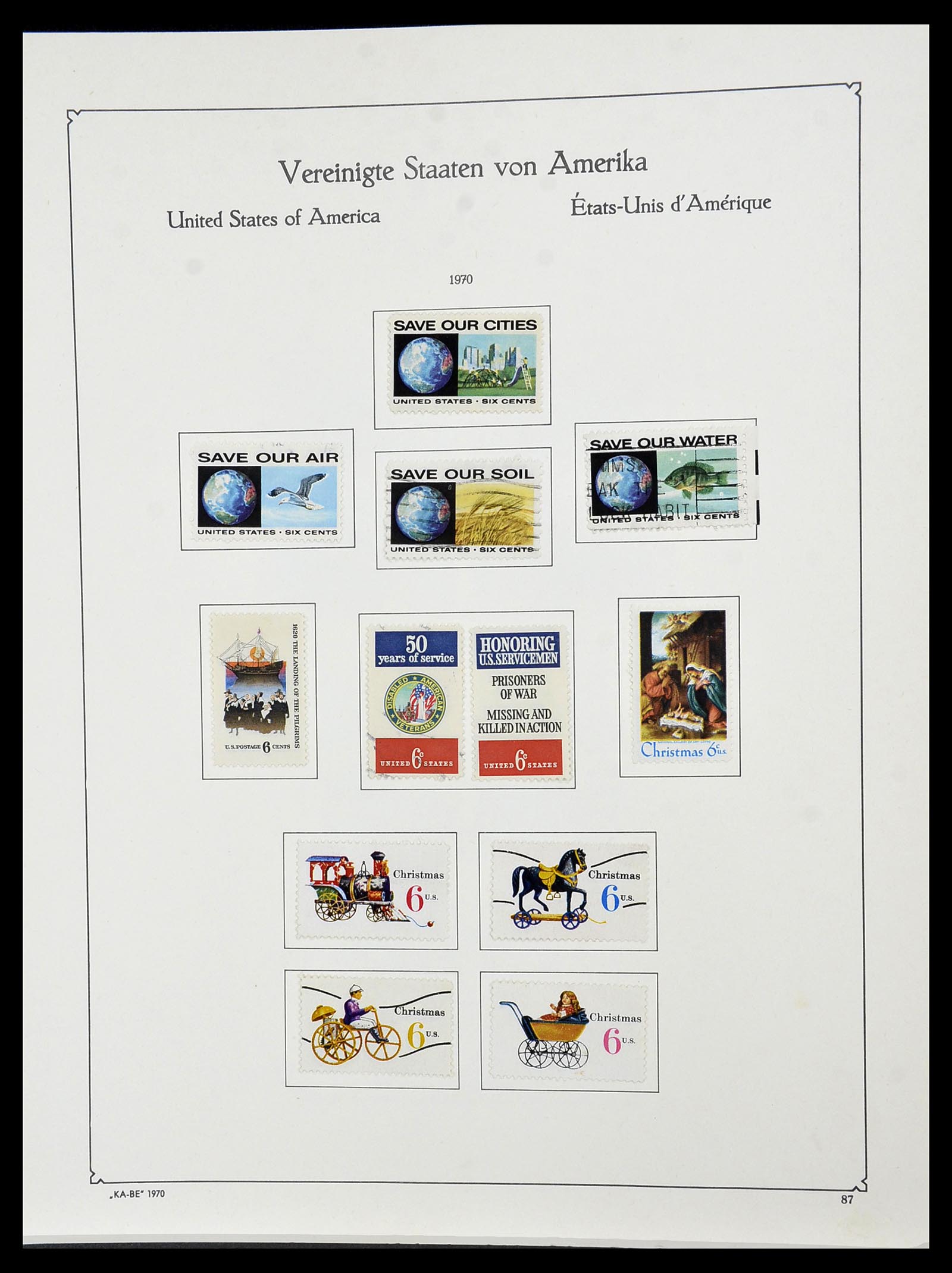34509 085 - Postzegelverzameling 34509 USA 1861-1979.