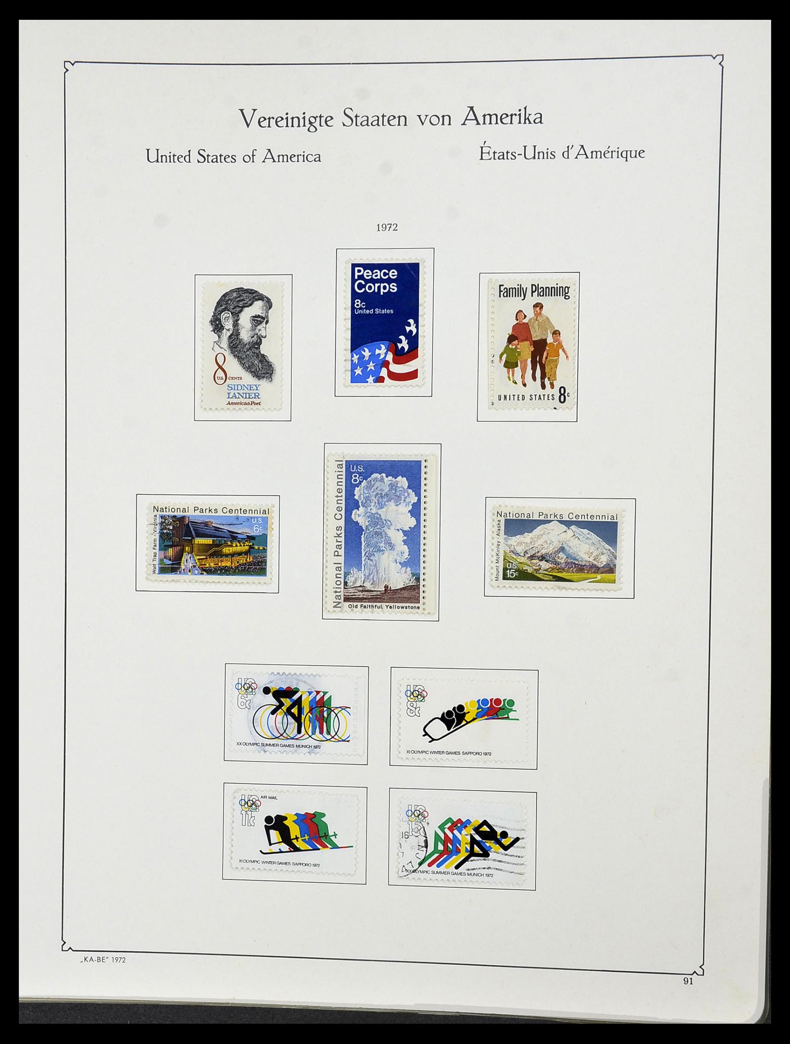 34509 091 - Postzegelverzameling 34509 USA 1861-1979.