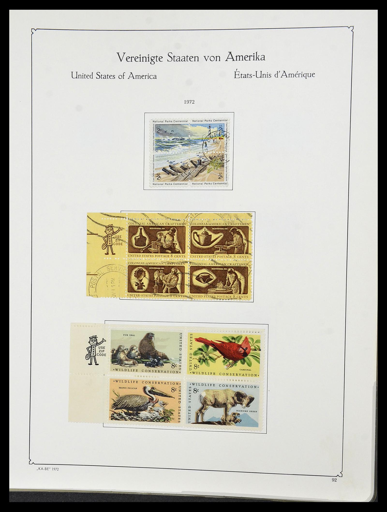 34509 092 - Stamp Collection 34509 USA 1861-1979.