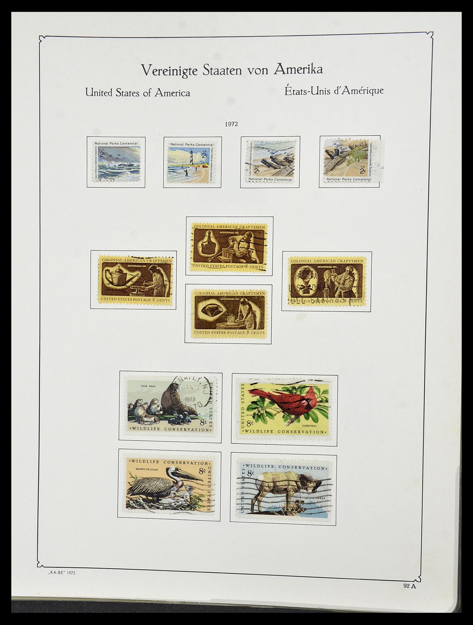 34509 093 - Postzegelverzameling 34509 USA 1861-1979.