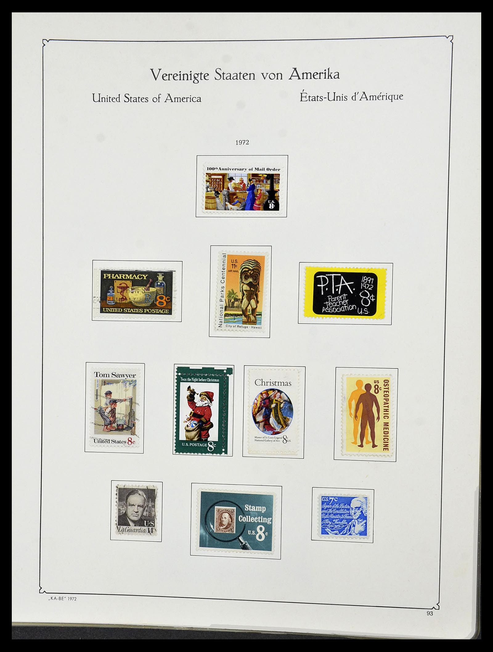 34509 094 - Postzegelverzameling 34509 USA 1861-1979.