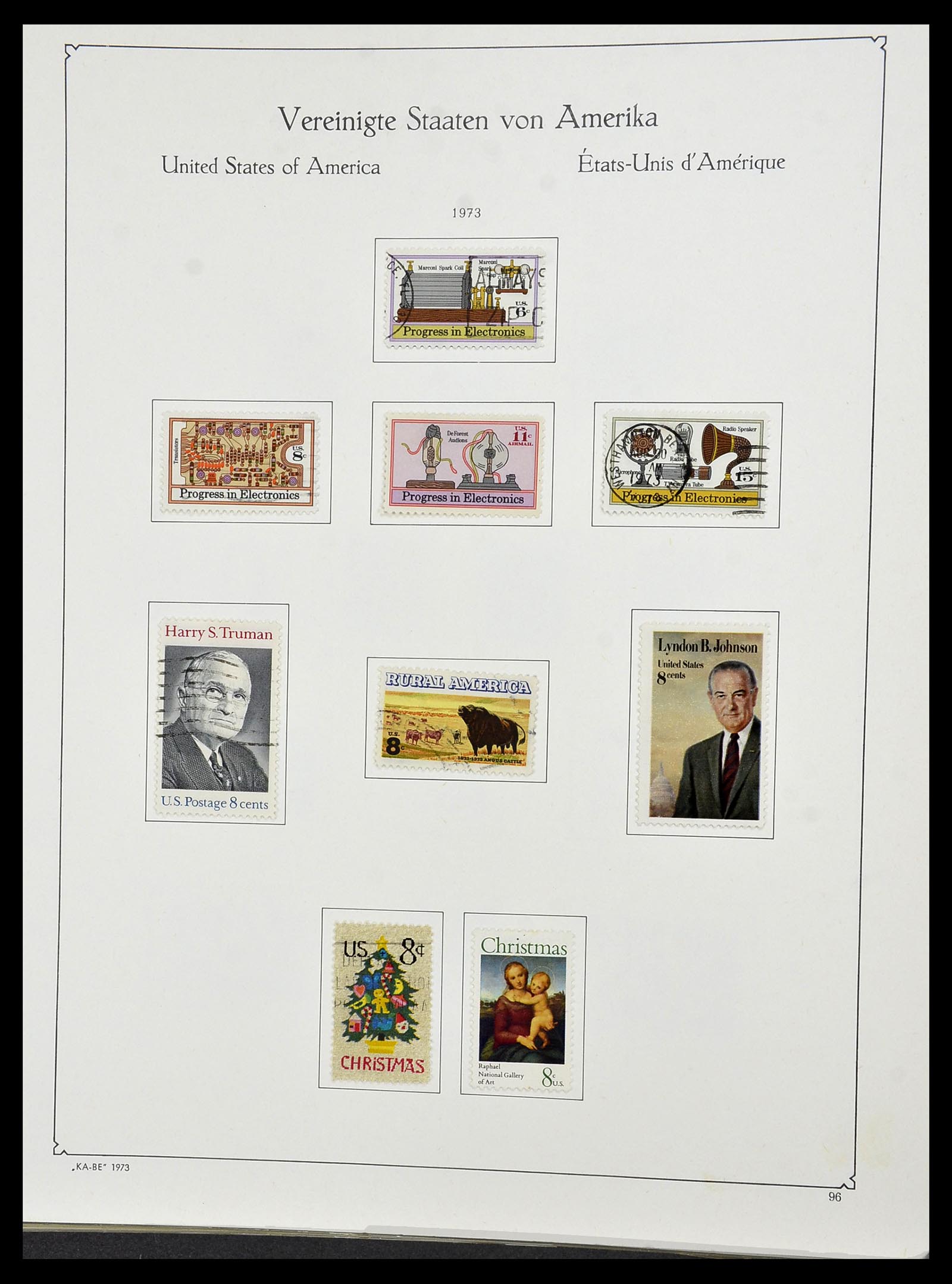 34509 098 - Postzegelverzameling 34509 USA 1861-1979.