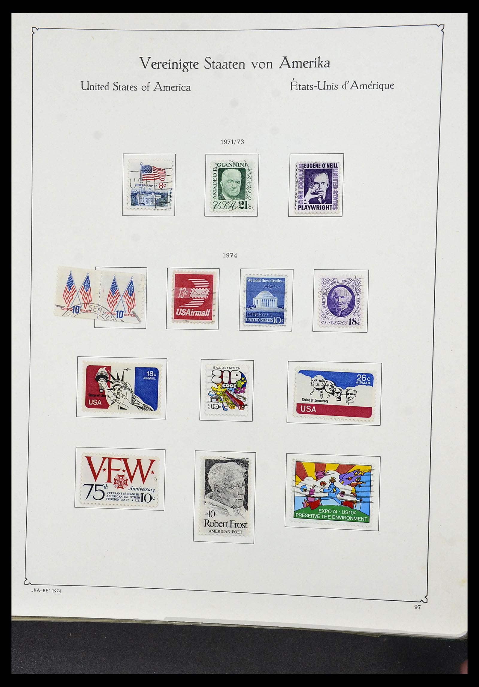 34509 099 - Postzegelverzameling 34509 USA 1861-1979.