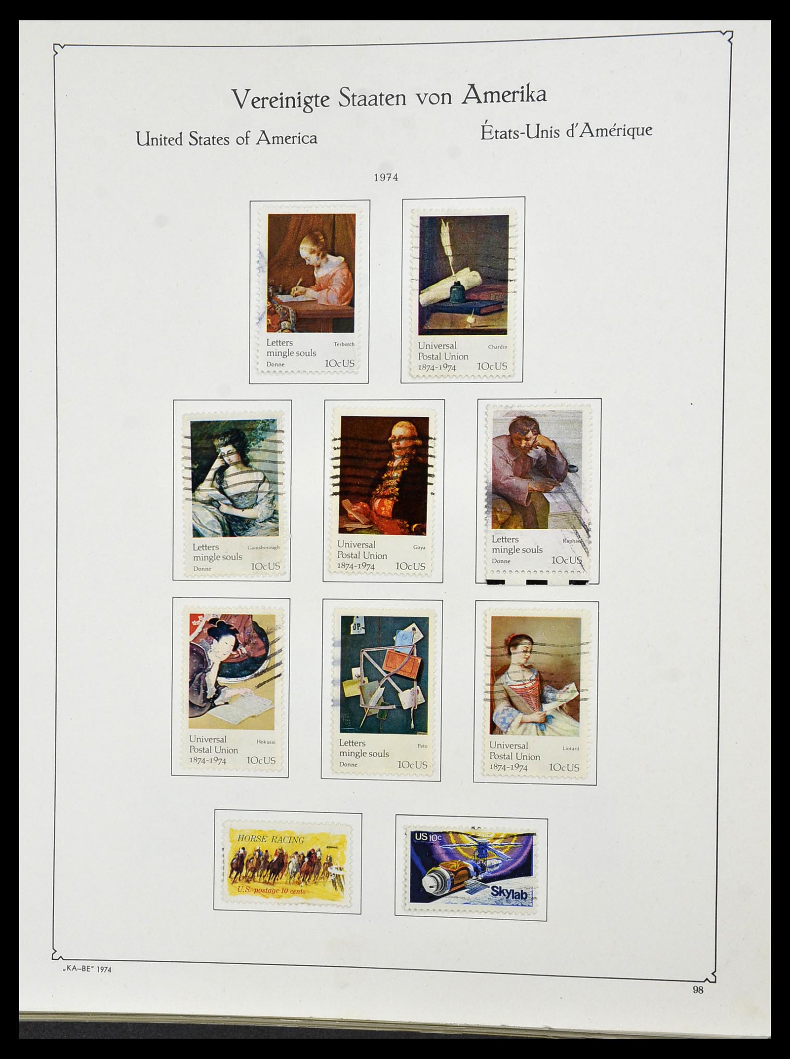 34509 100 - Stamp Collection 34509 USA 1861-1979.