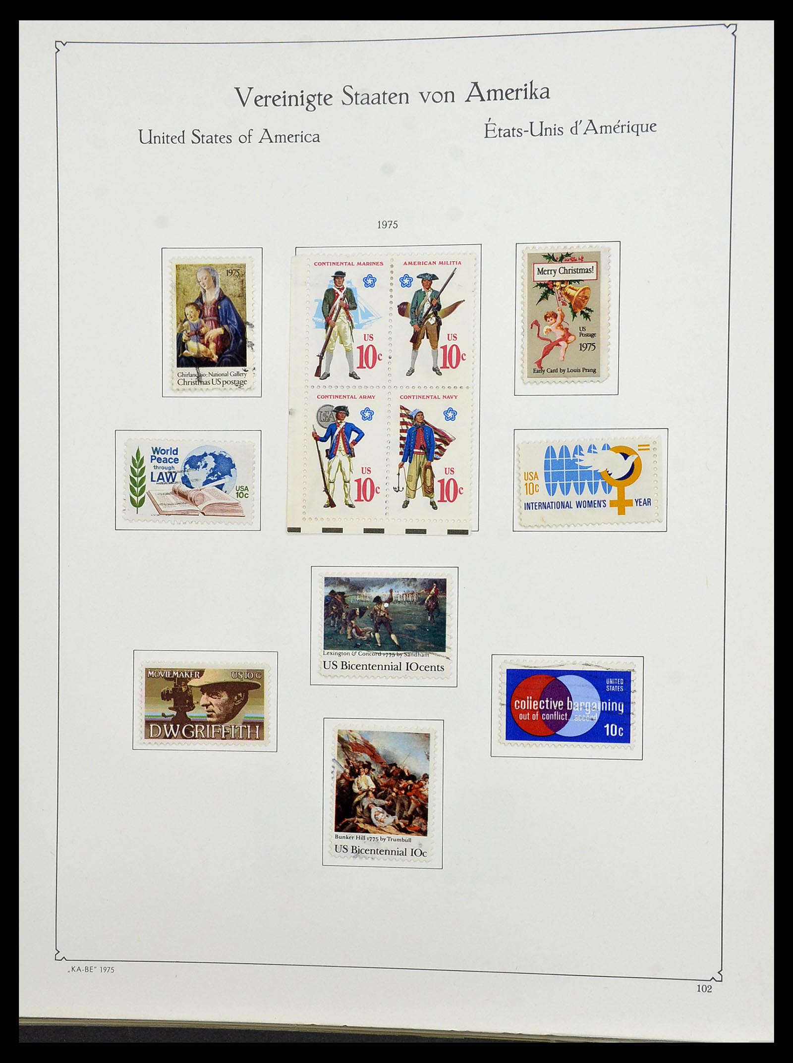 34509 104 - Postzegelverzameling 34509 USA 1861-1979.