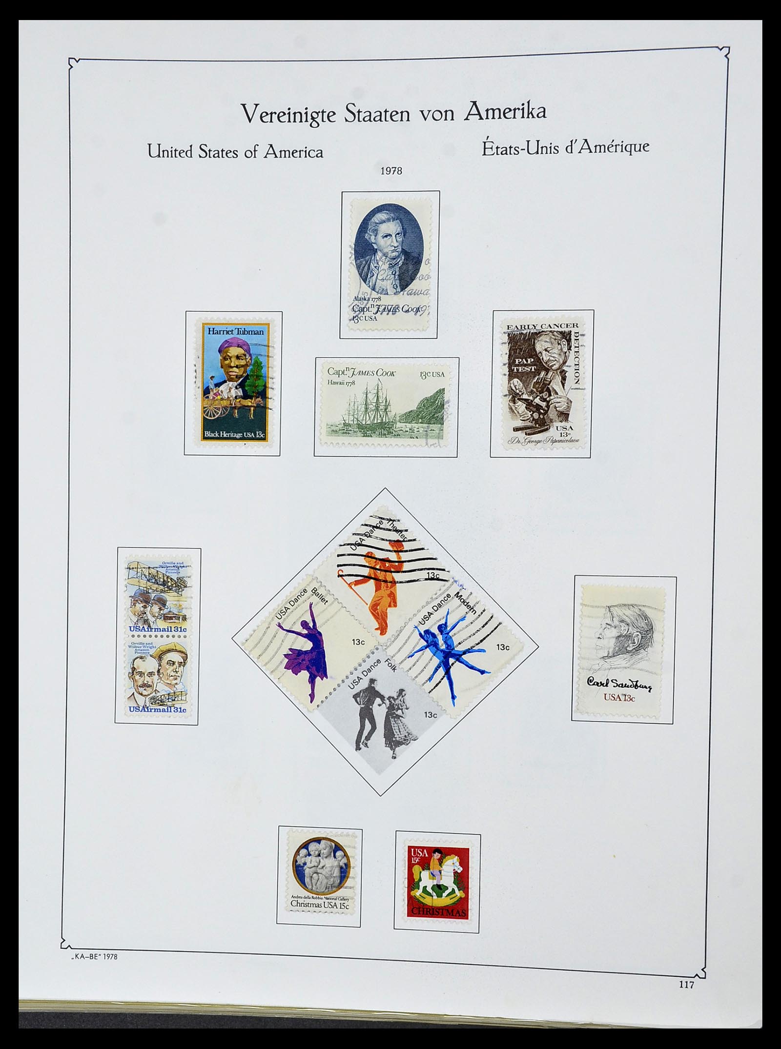 34509 118 - Postzegelverzameling 34509 USA 1861-1979.