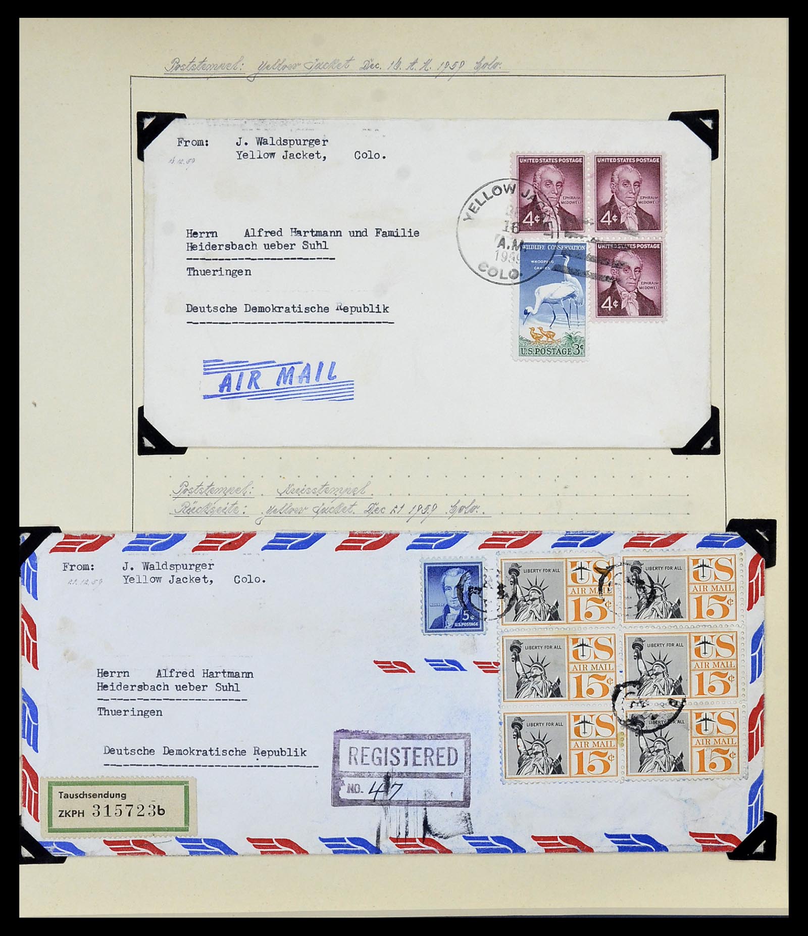 34509 164 - Postzegelverzameling 34509 USA 1861-1979.