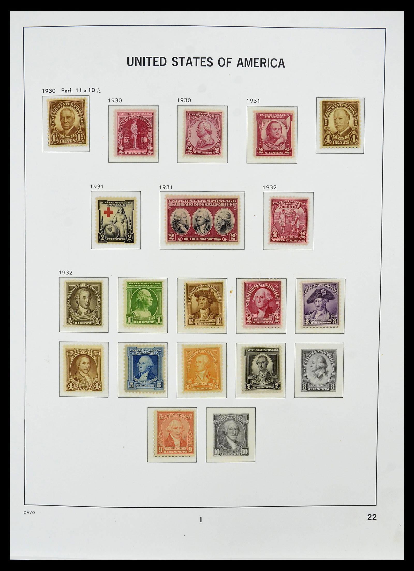 34510 003 - Postzegelverzameling 34510 USA 1927-1994.