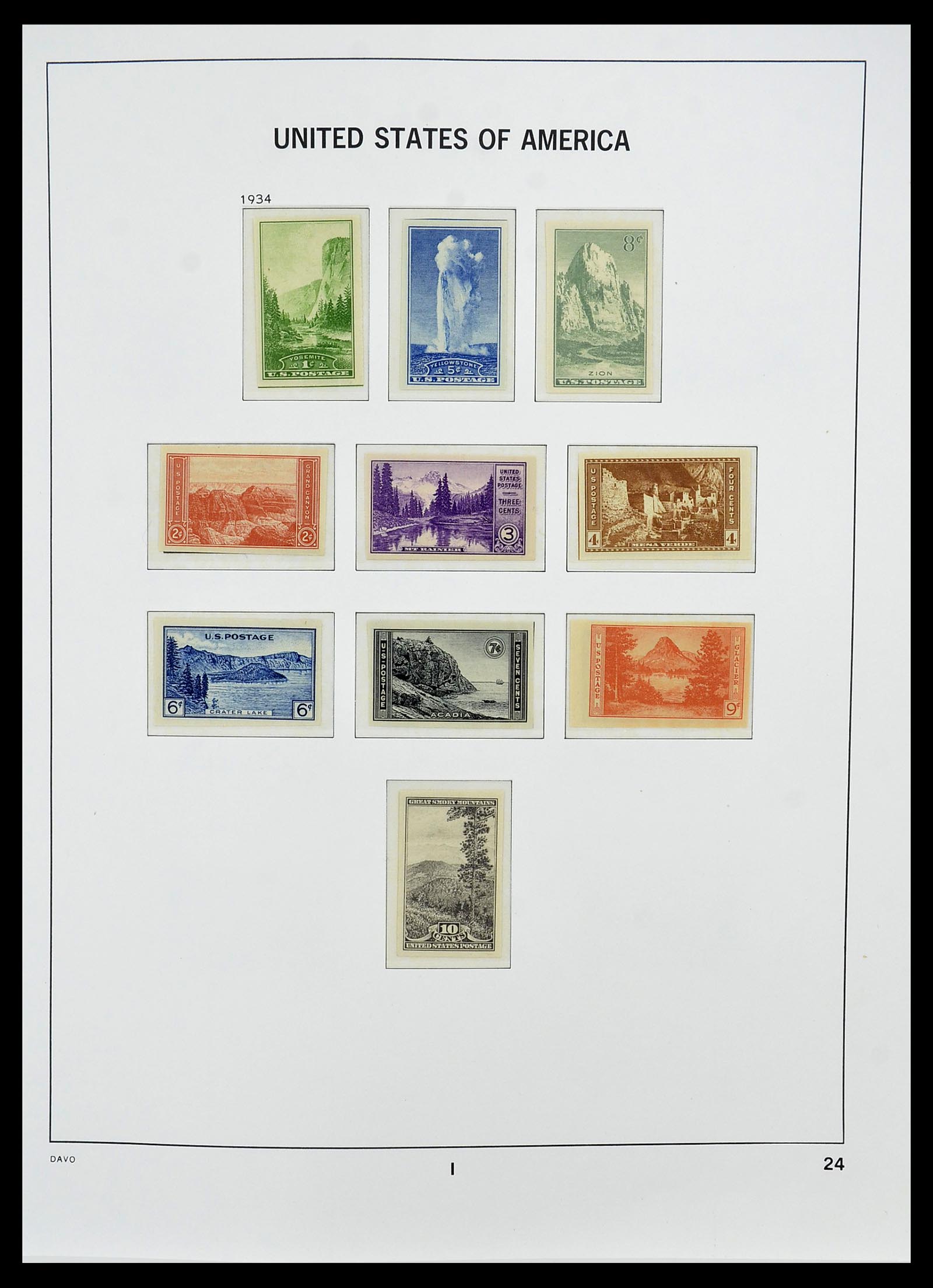 34510 005 - Stamp Collection 34510 USA 1927-1994.