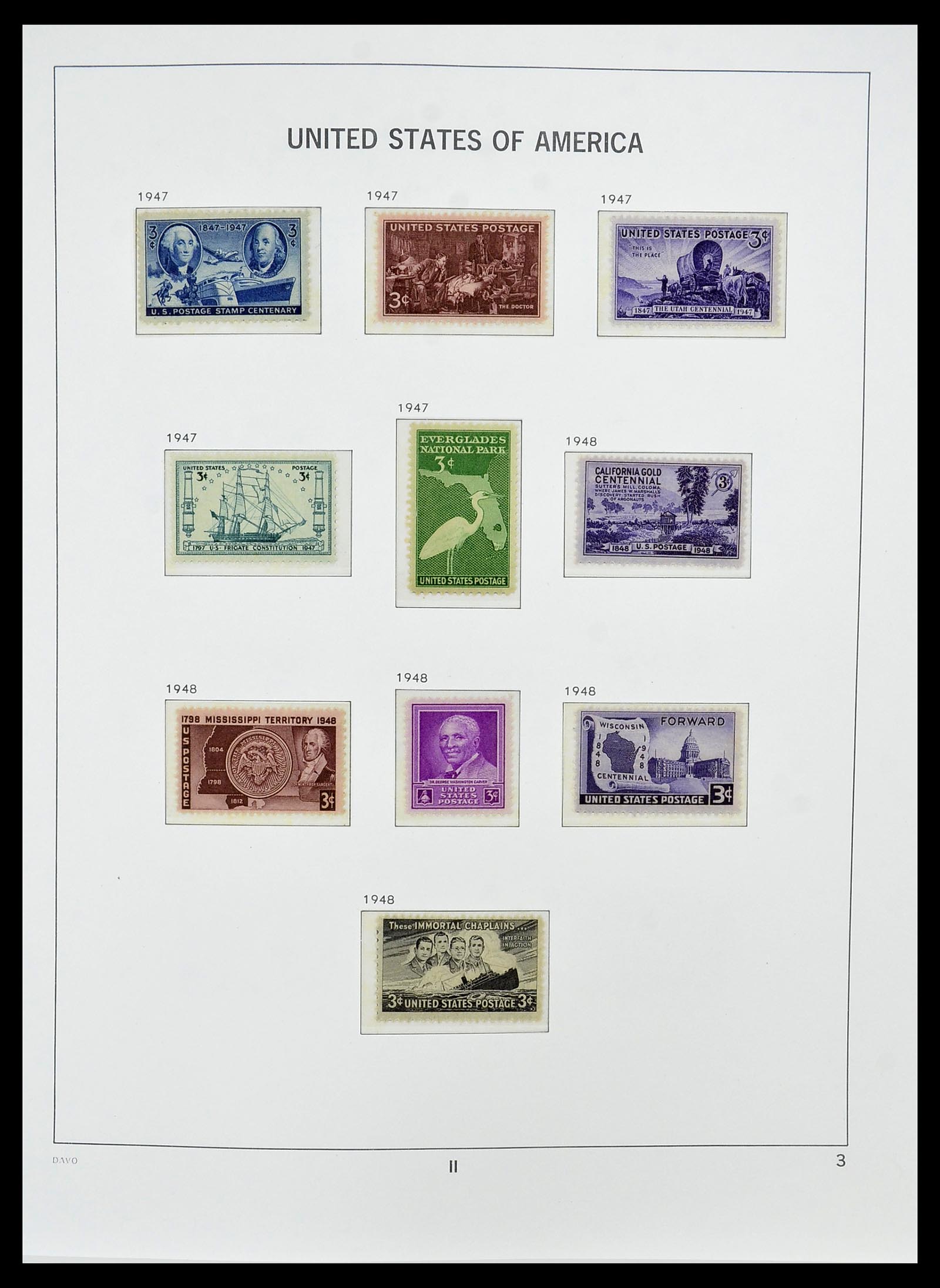 34510 016 - Stamp Collection 34510 USA 1927-1994.