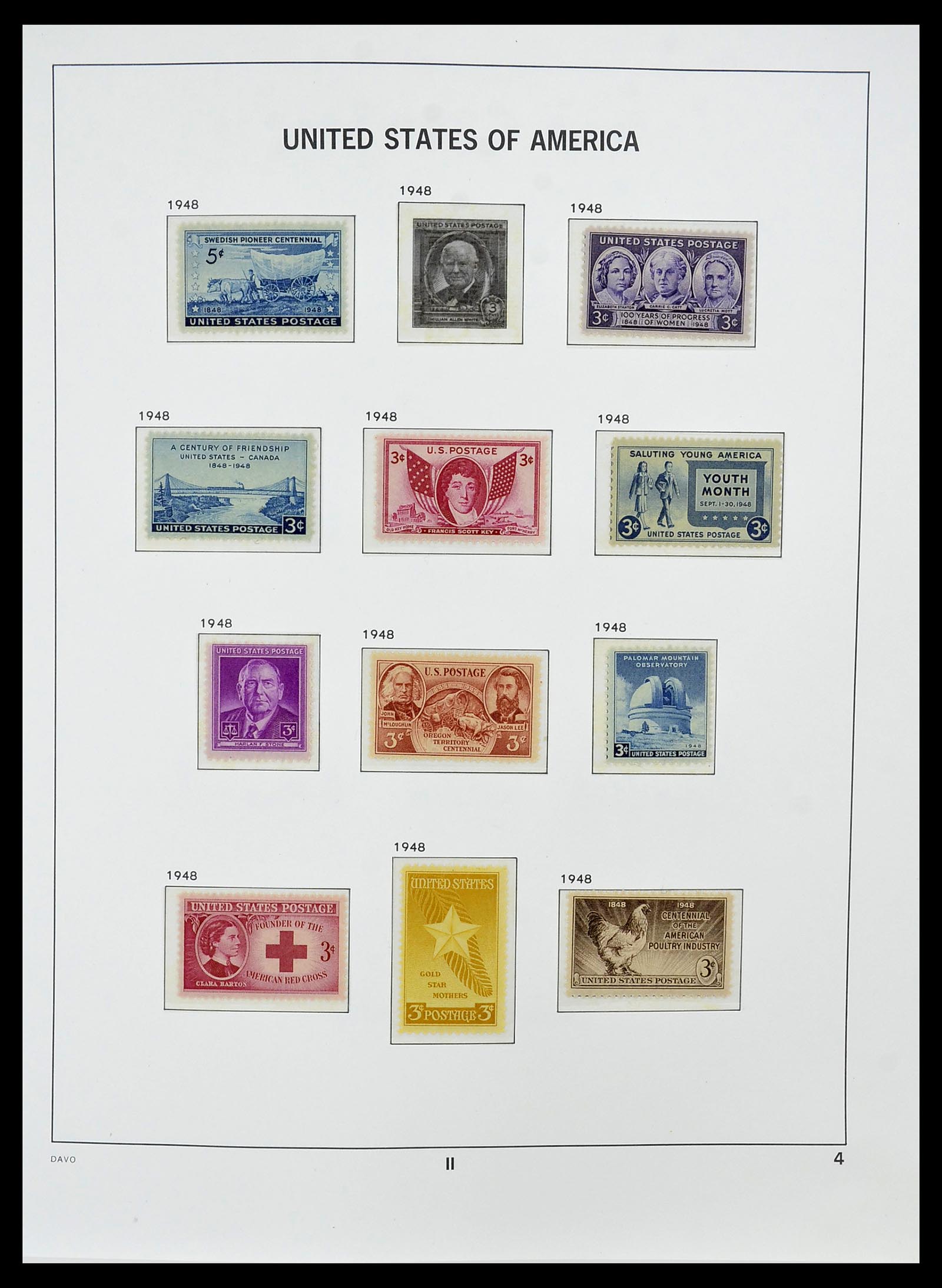 34510 017 - Stamp Collection 34510 USA 1927-1994.