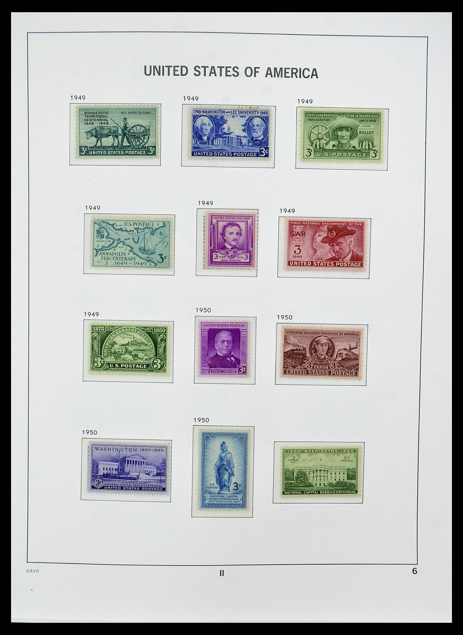 34510 019 - Stamp Collection 34510 USA 1927-1994.