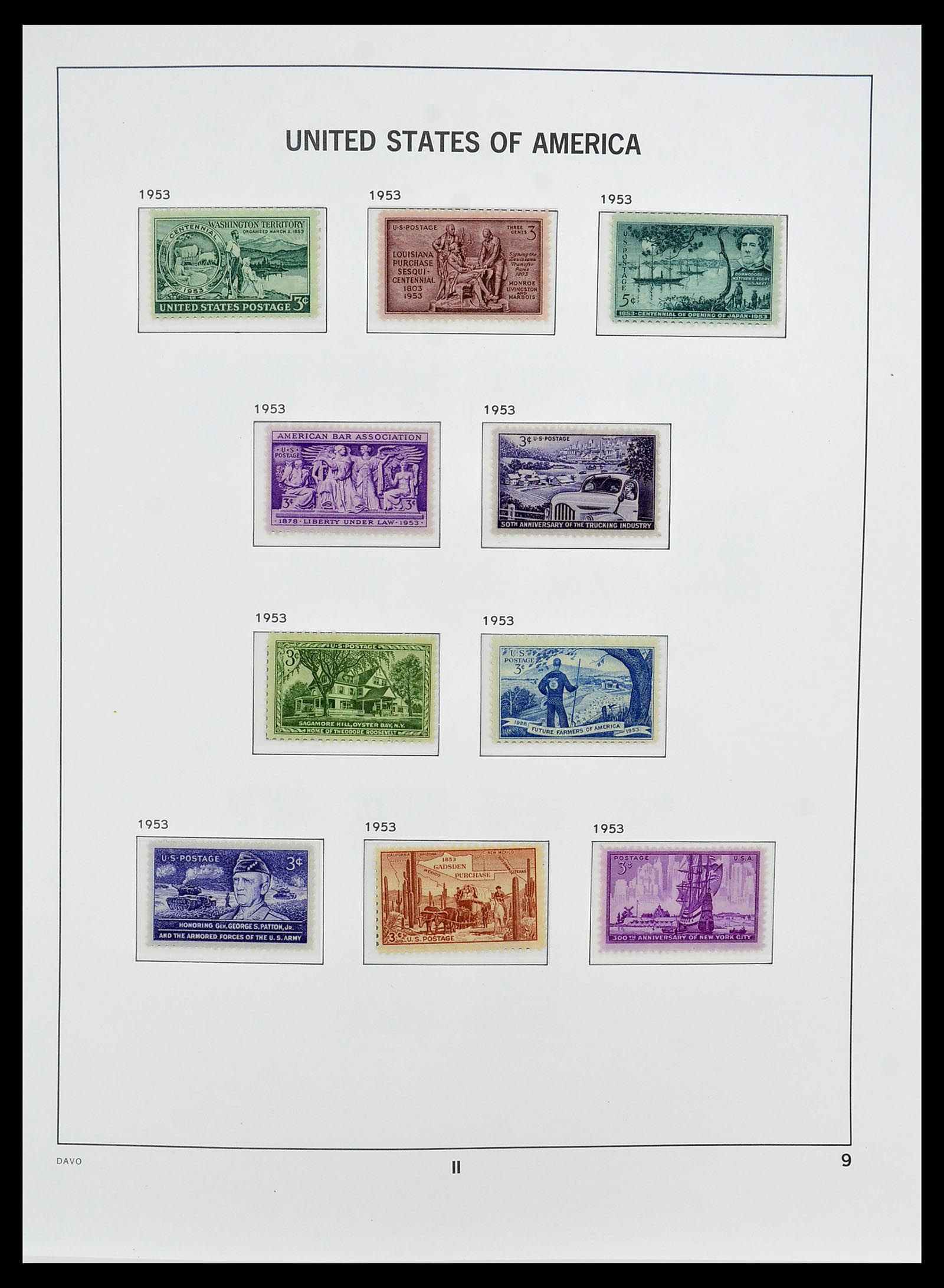 34510 022 - Postzegelverzameling 34510 USA 1927-1994.
