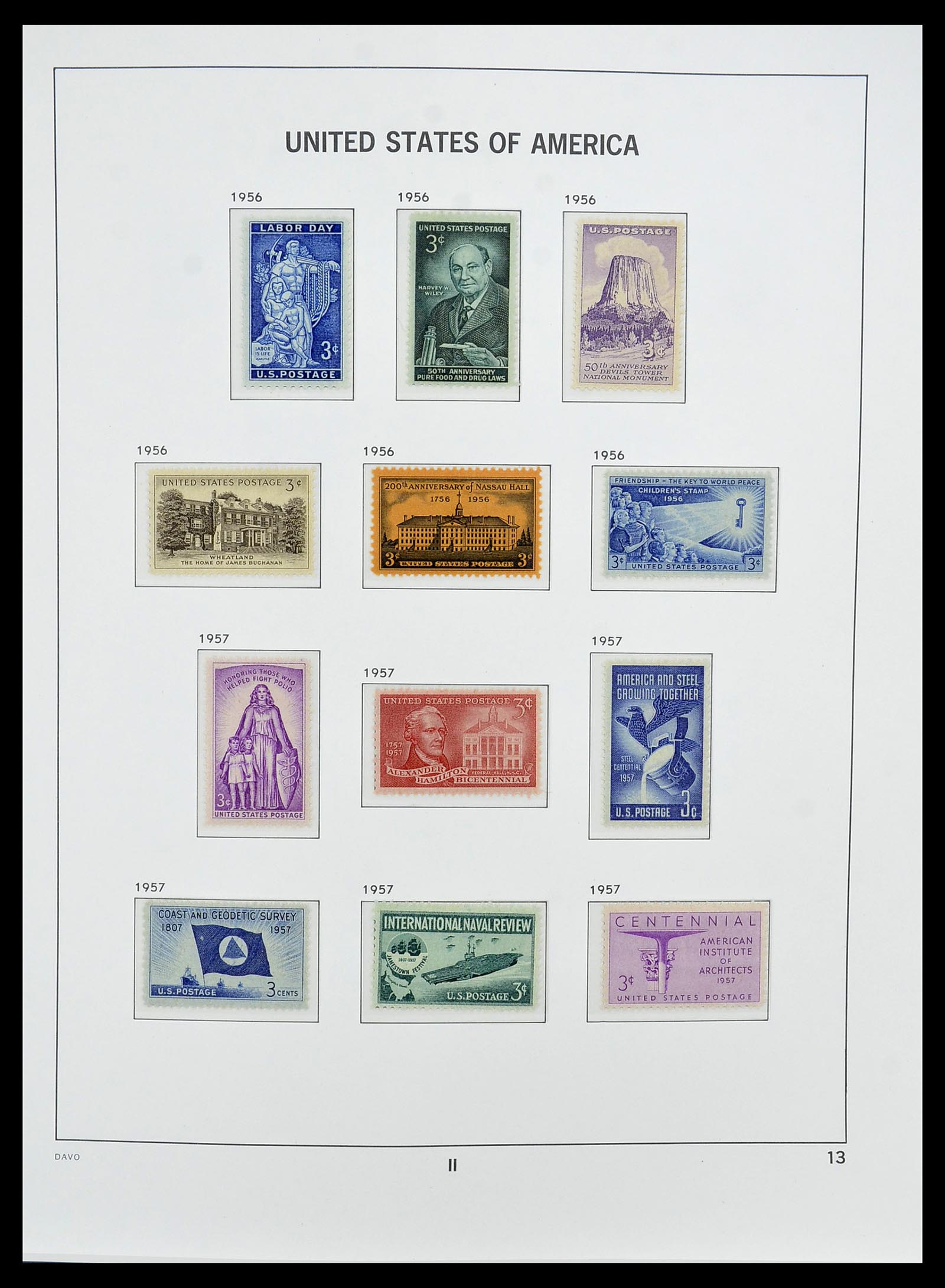34510 026 - Stamp Collection 34510 USA 1927-1994.