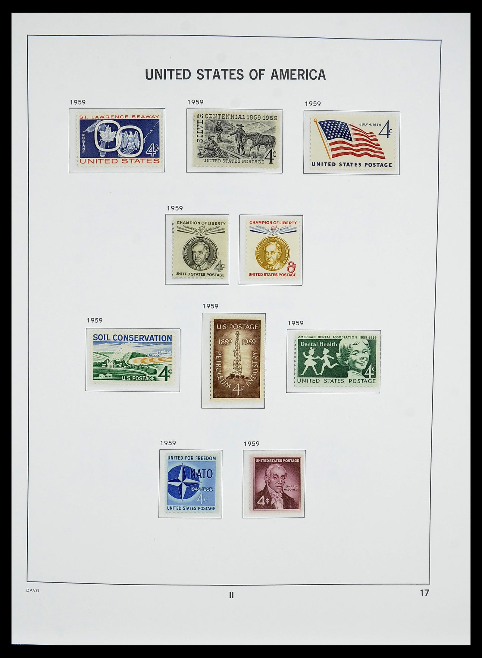 34510 030 - Postzegelverzameling 34510 USA 1927-1994.