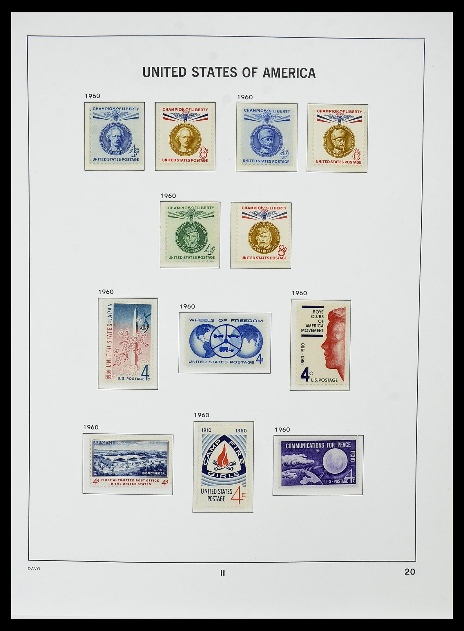 34510 034 - Postzegelverzameling 34510 USA 1927-1994.