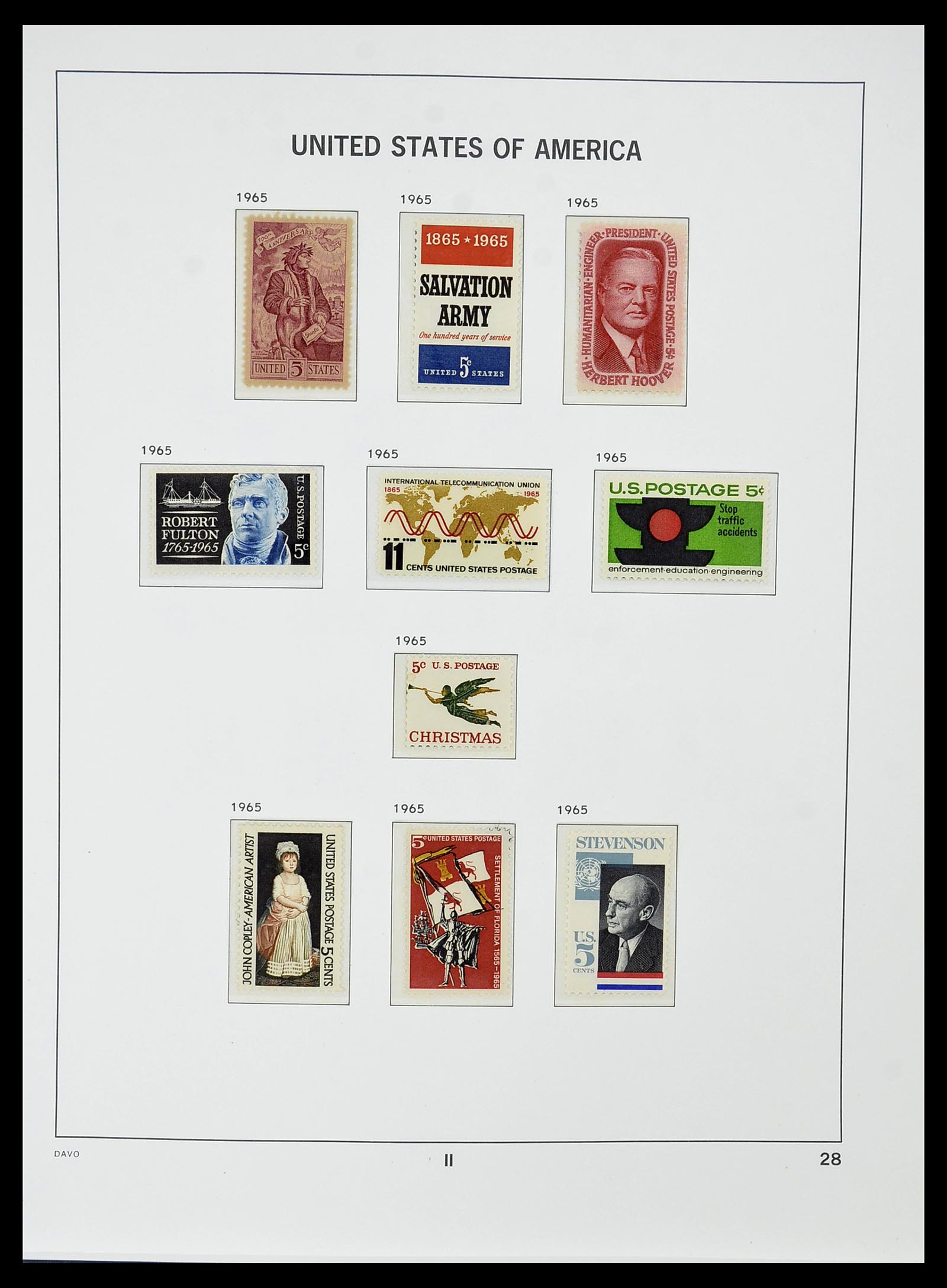 34510 042 - Stamp Collection 34510 USA 1927-1994.