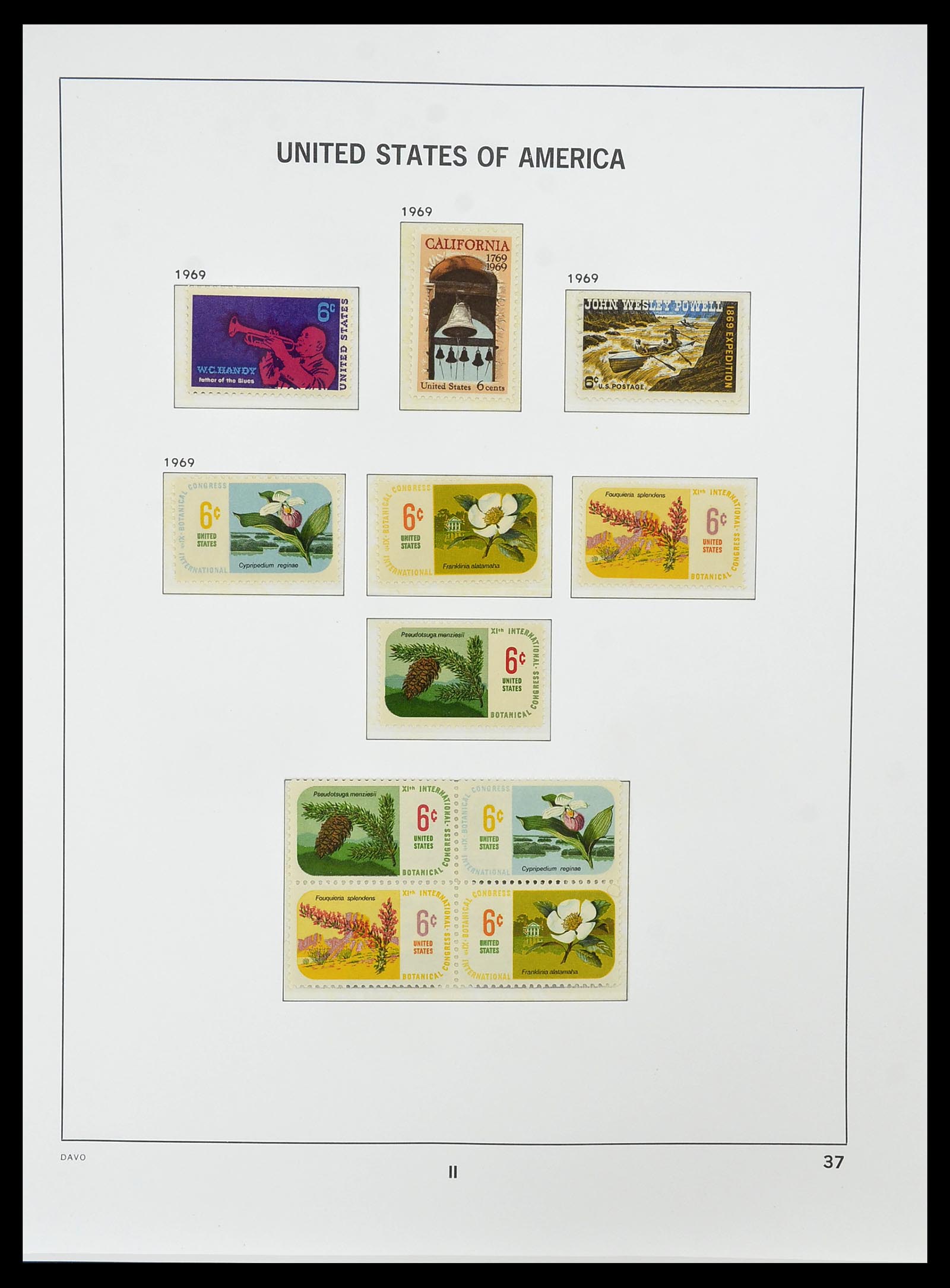 34510 051 - Stamp Collection 34510 USA 1927-1994.