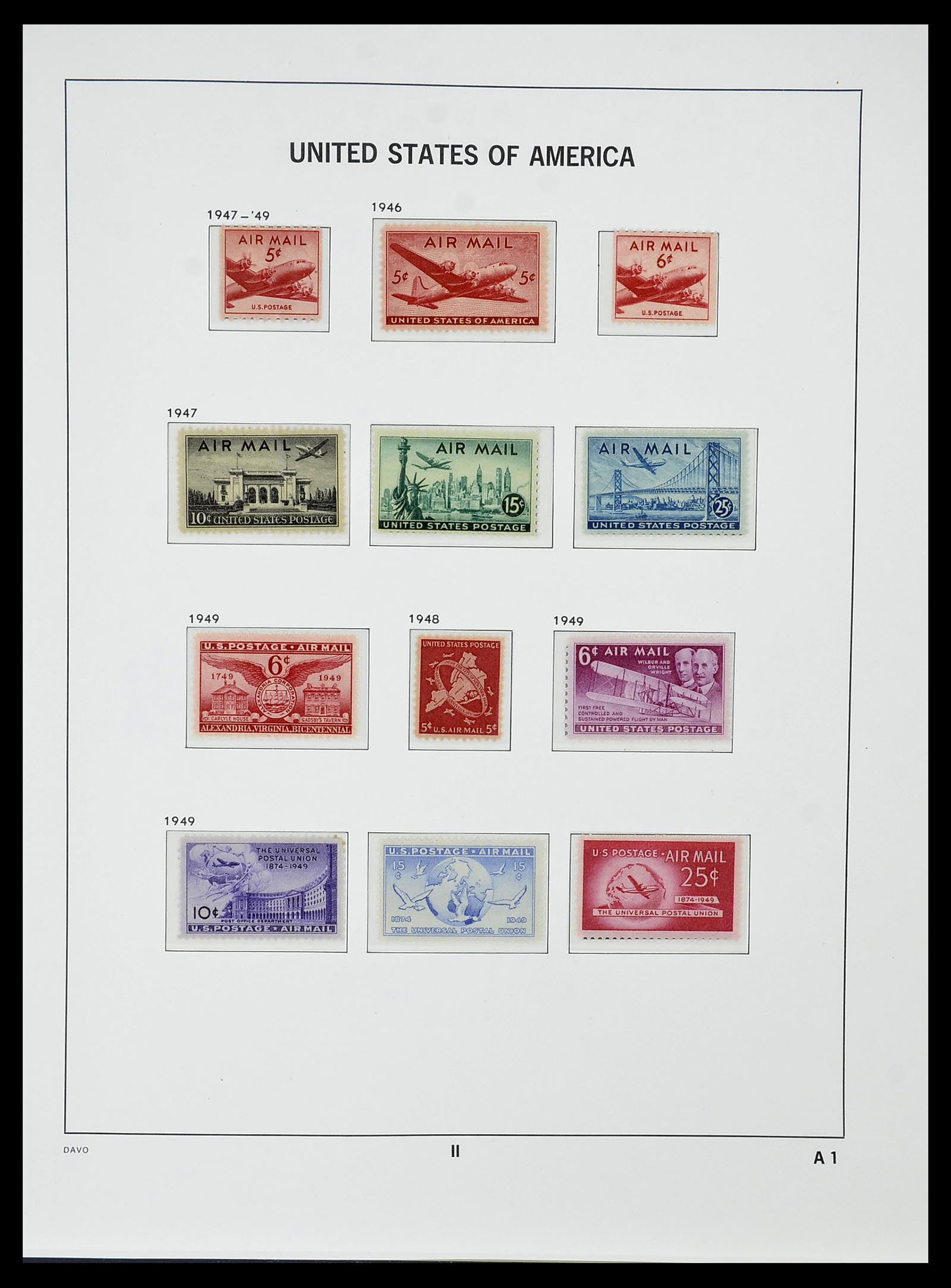34510 060 - Postzegelverzameling 34510 USA 1927-1994.