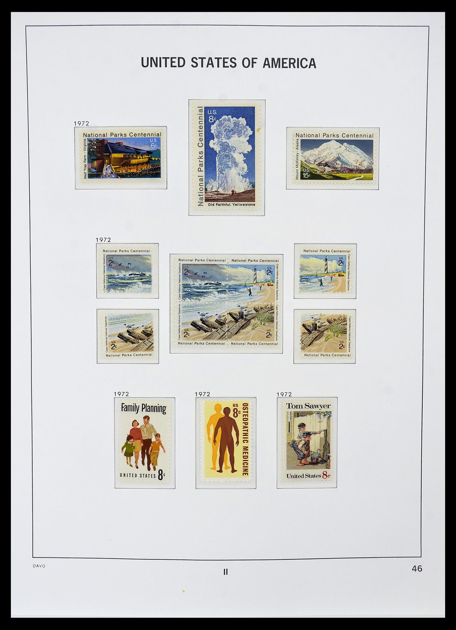 34510 080 - Postzegelverzameling 34510 USA 1927-1994.