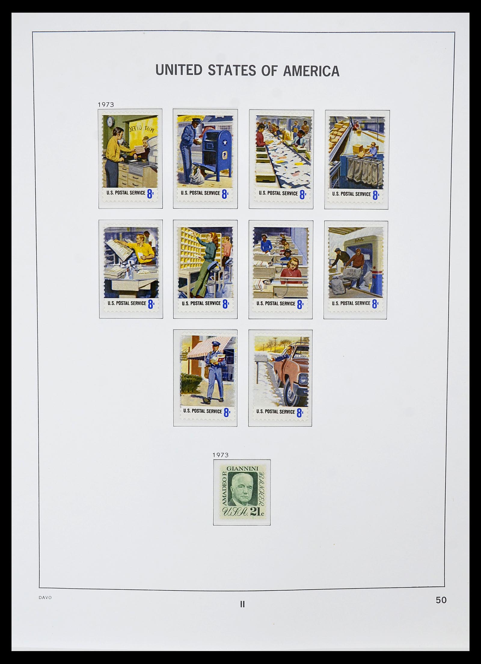 34510 084 - Postzegelverzameling 34510 USA 1927-1994.