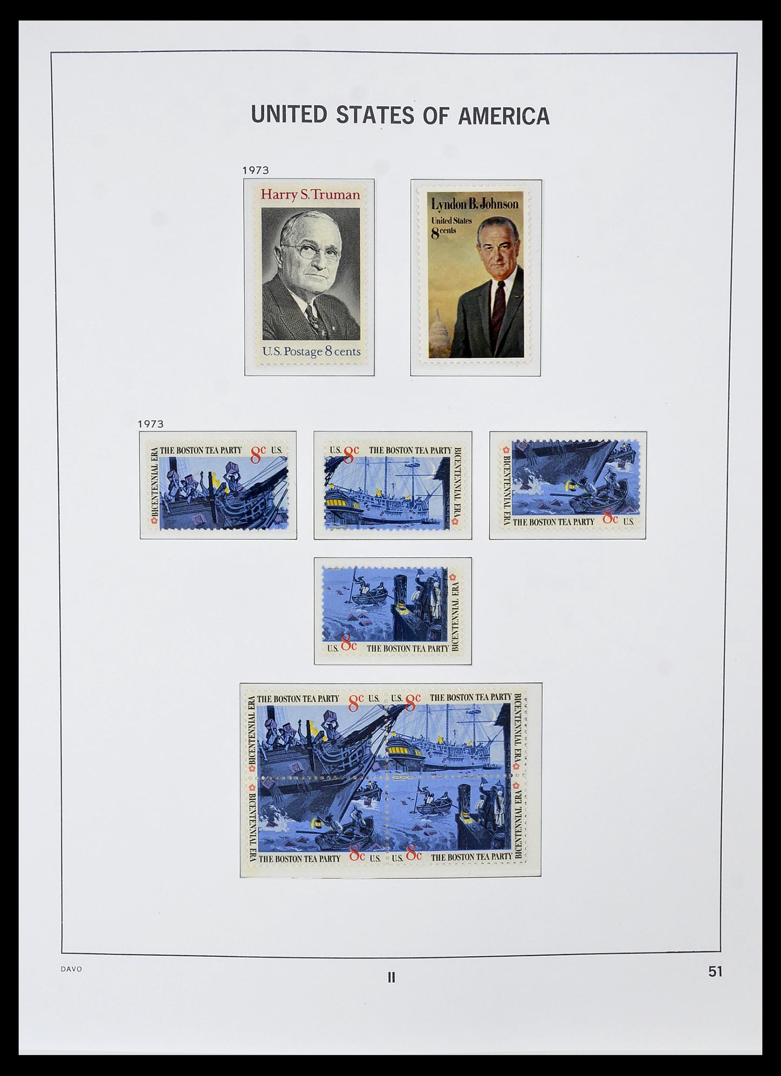 34510 085 - Postzegelverzameling 34510 USA 1927-1994.
