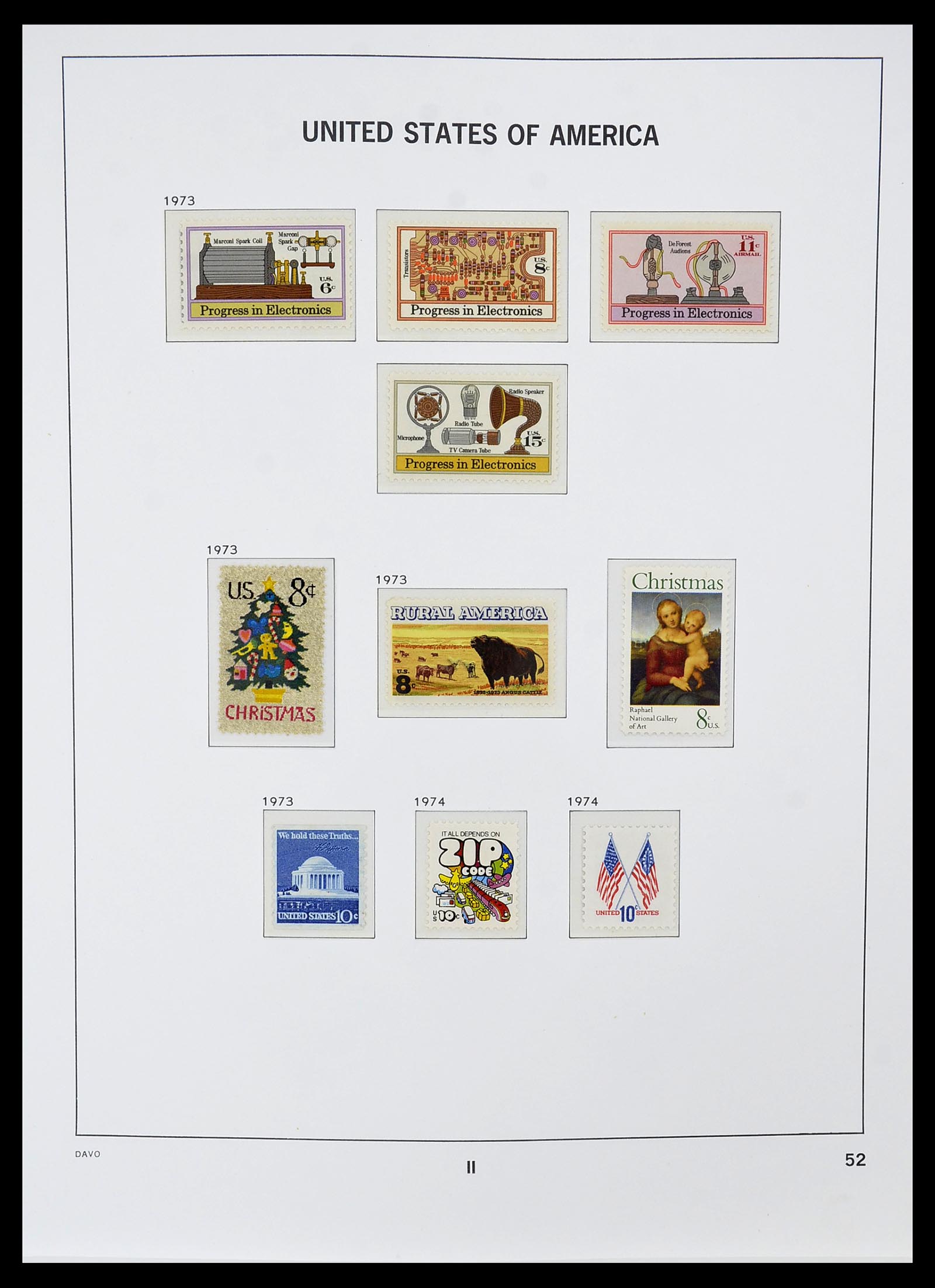 34510 086 - Postzegelverzameling 34510 USA 1927-1994.