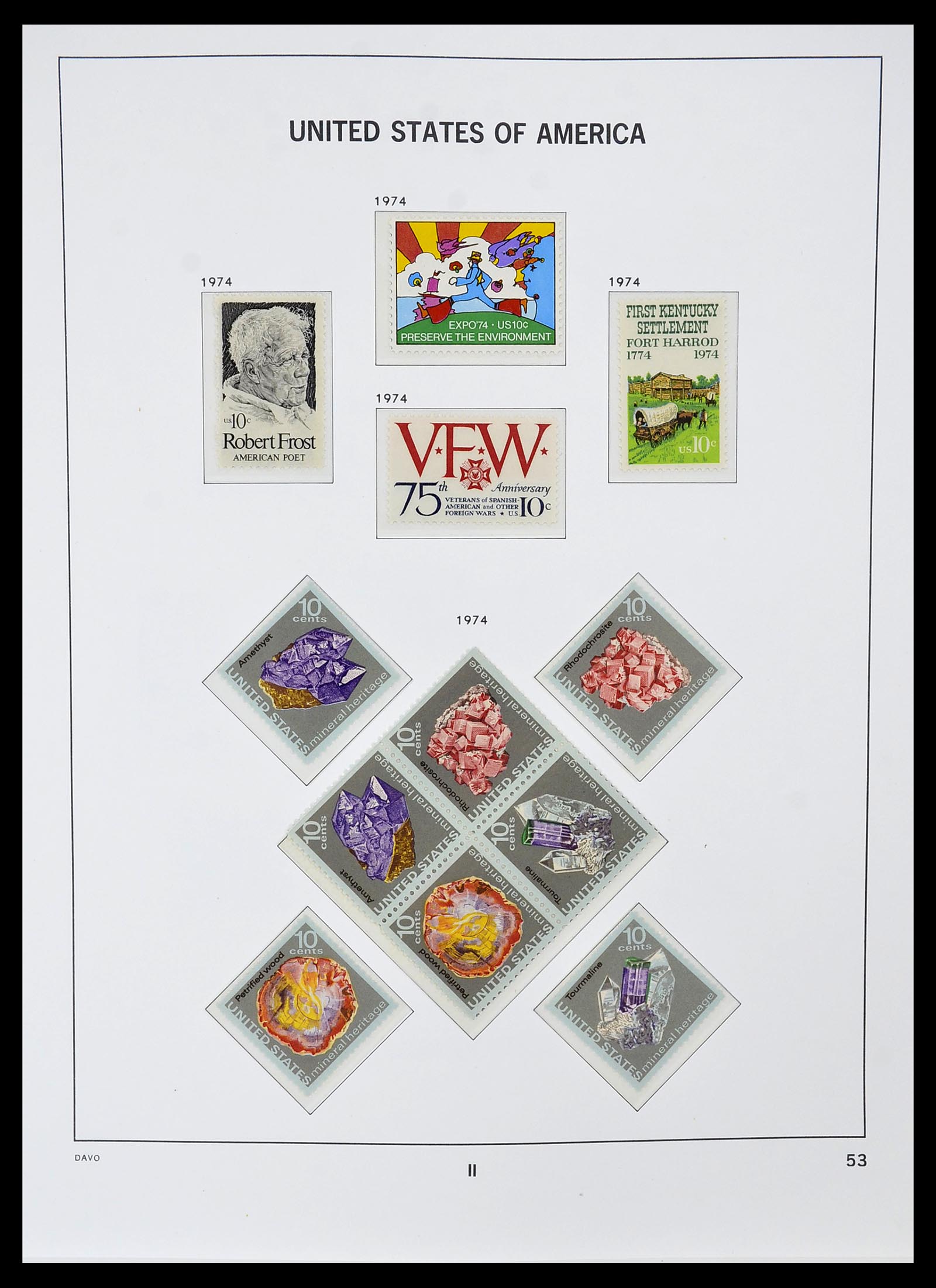 34510 087 - Postzegelverzameling 34510 USA 1927-1994.