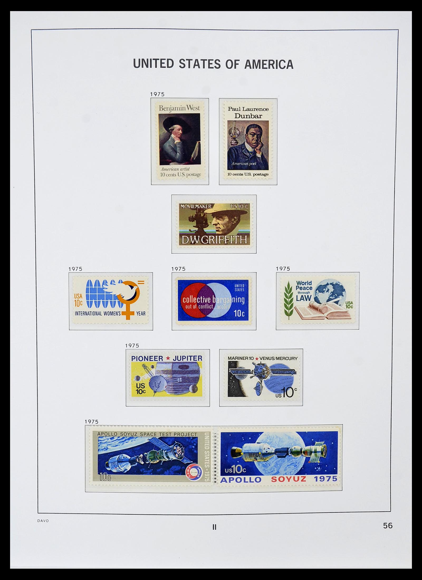 34510 090 - Postzegelverzameling 34510 USA 1927-1994.