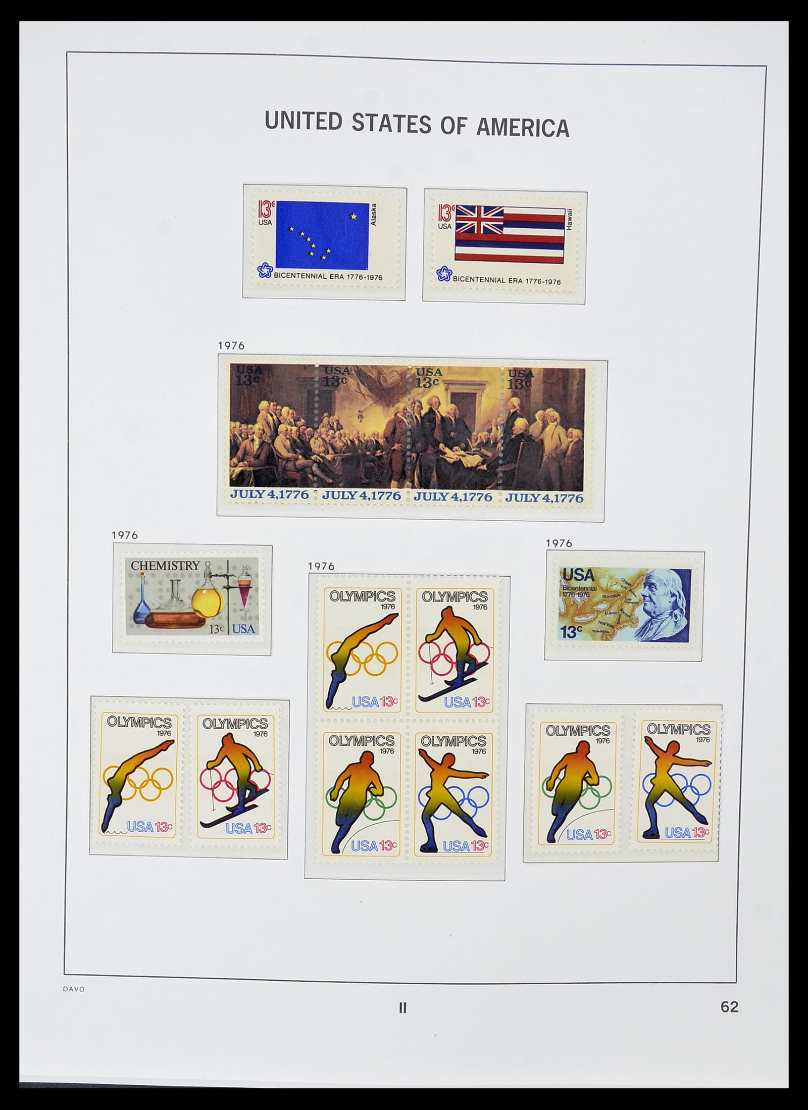 34510 096 - Postzegelverzameling 34510 USA 1927-1994.