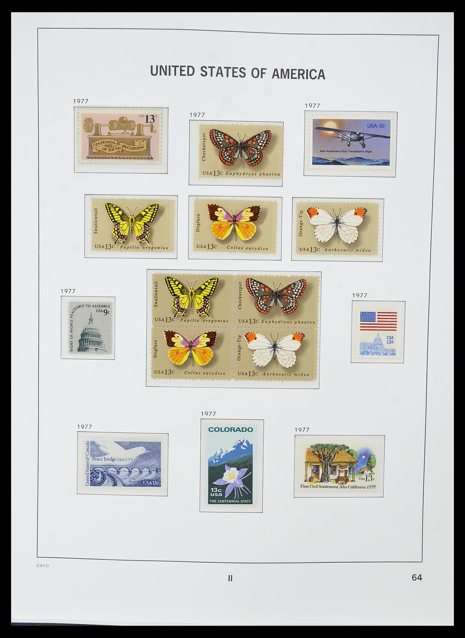 34510 098 - Postzegelverzameling 34510 USA 1927-1994.