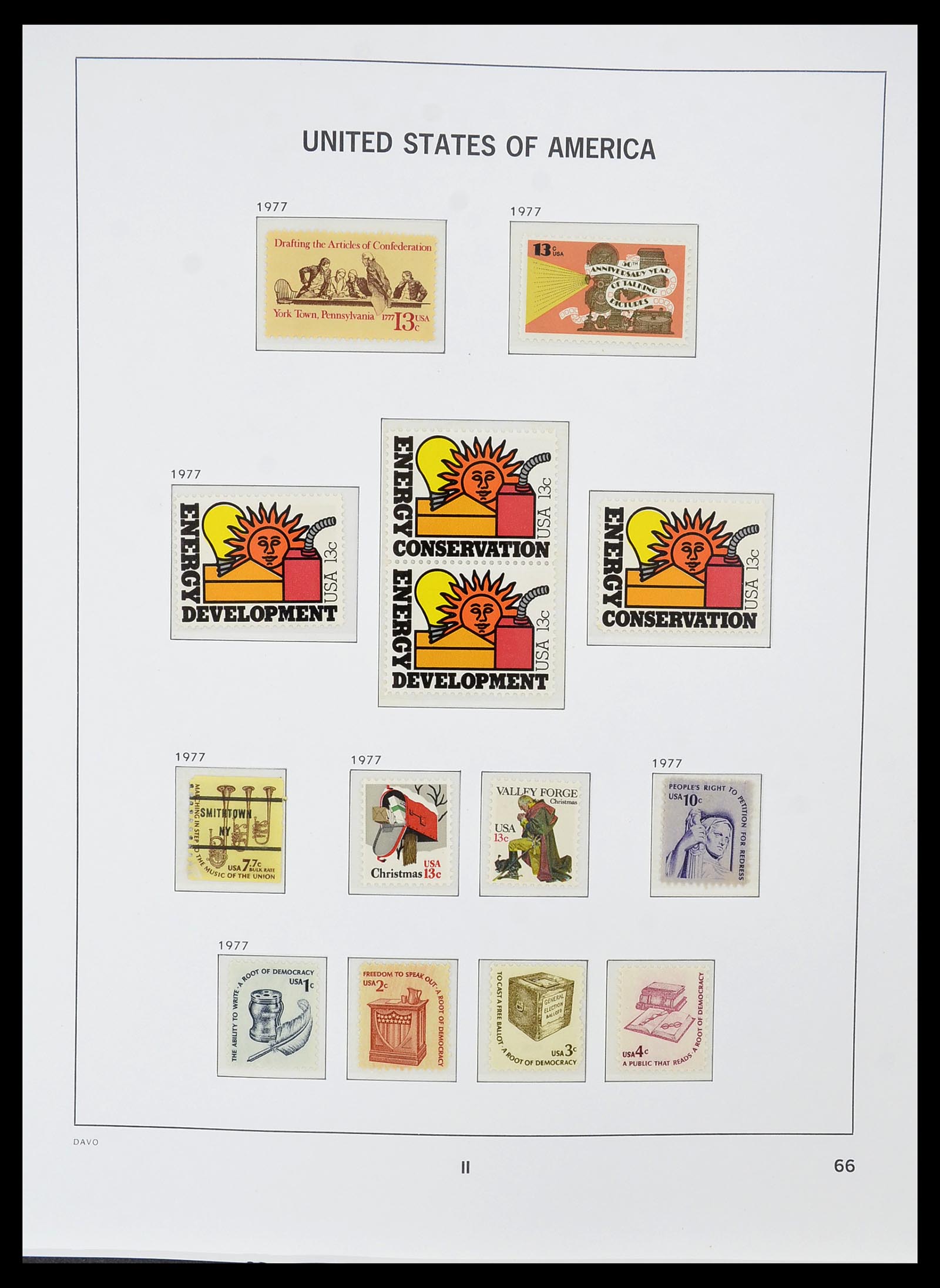 34510 100 - Postzegelverzameling 34510 USA 1927-1994.