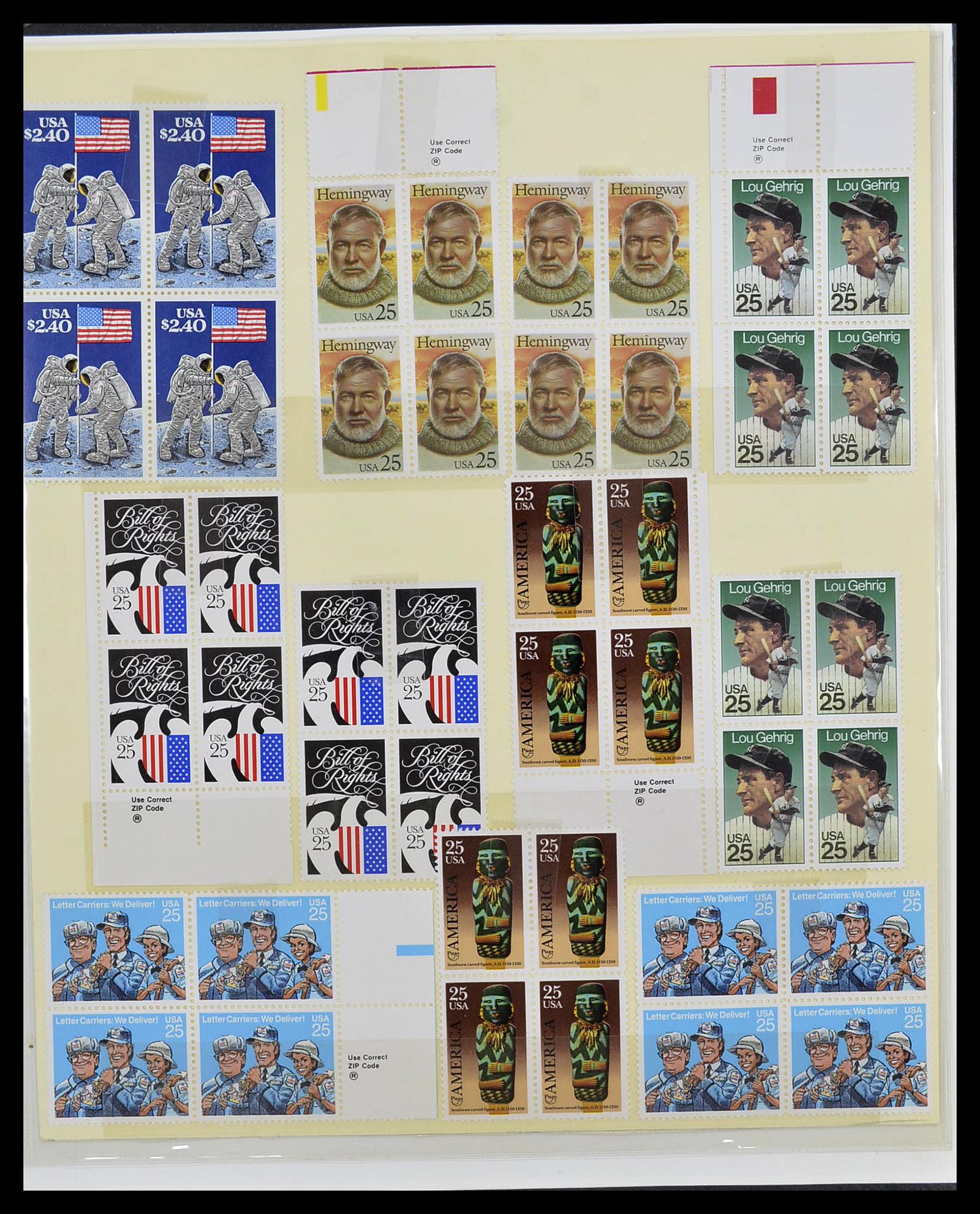 34510 506 - Postzegelverzameling 34510 USA 1927-1994.