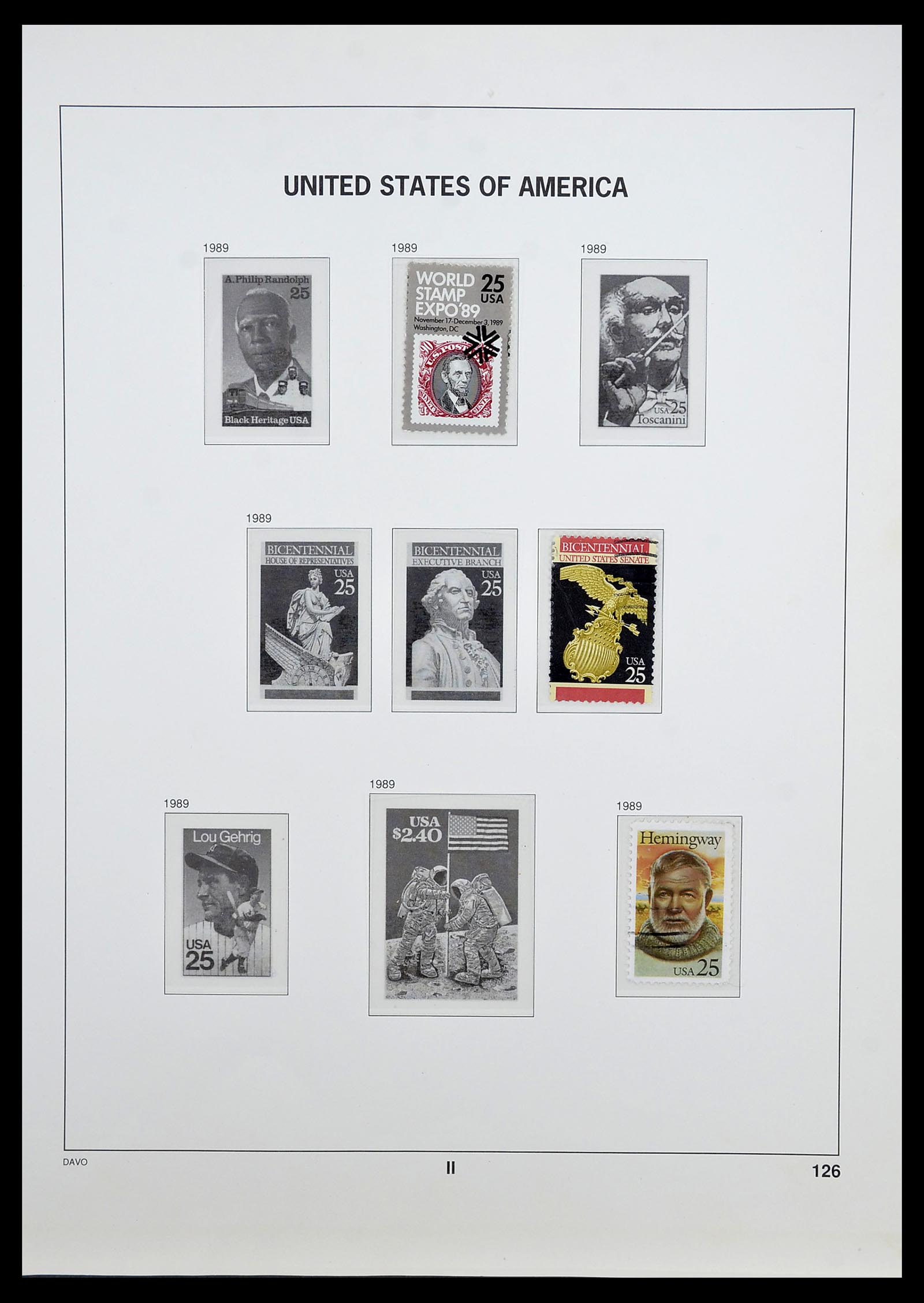 34510 508 - Postzegelverzameling 34510 USA 1927-1994.