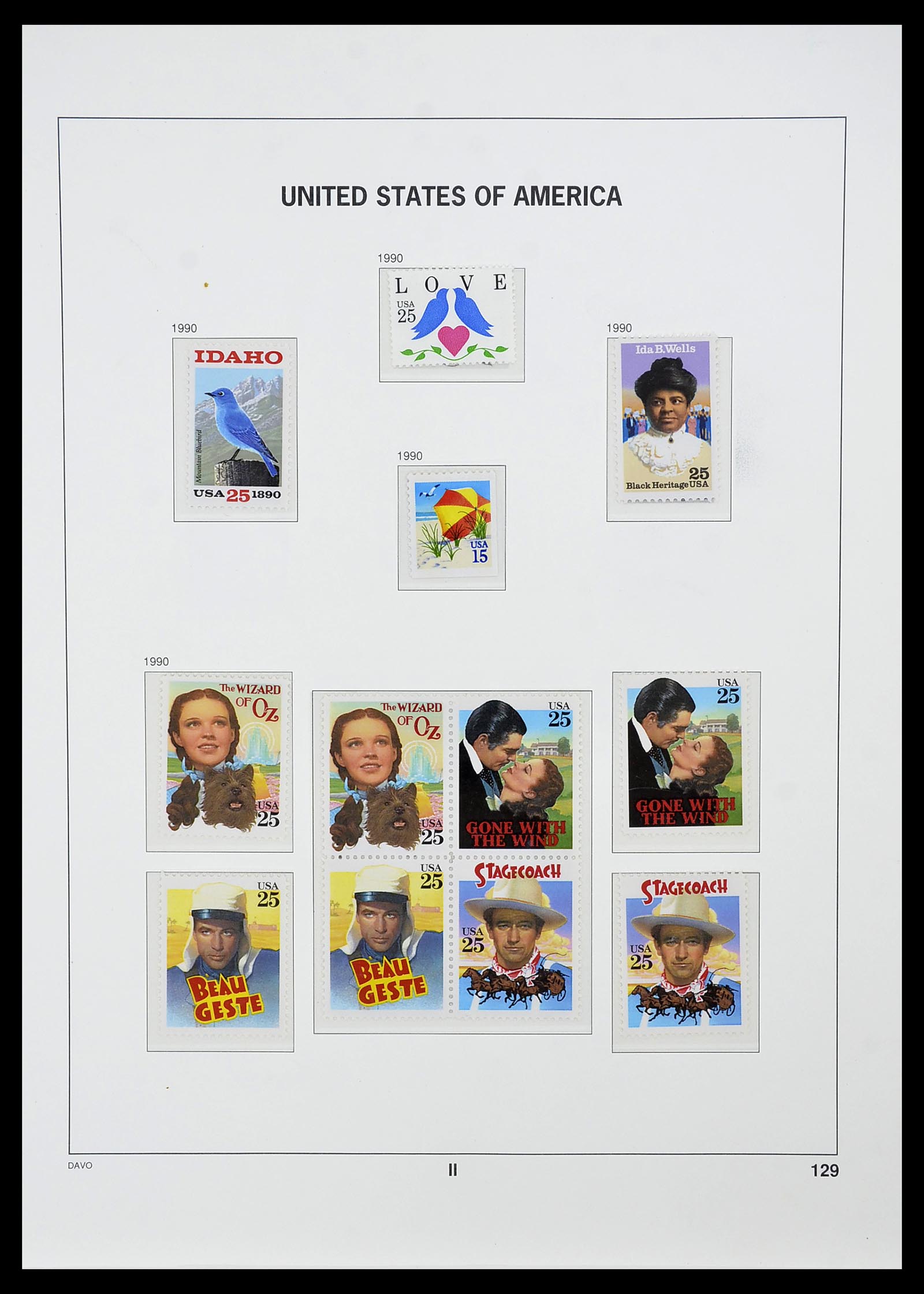 34510 517 - Postzegelverzameling 34510 USA 1927-1994.
