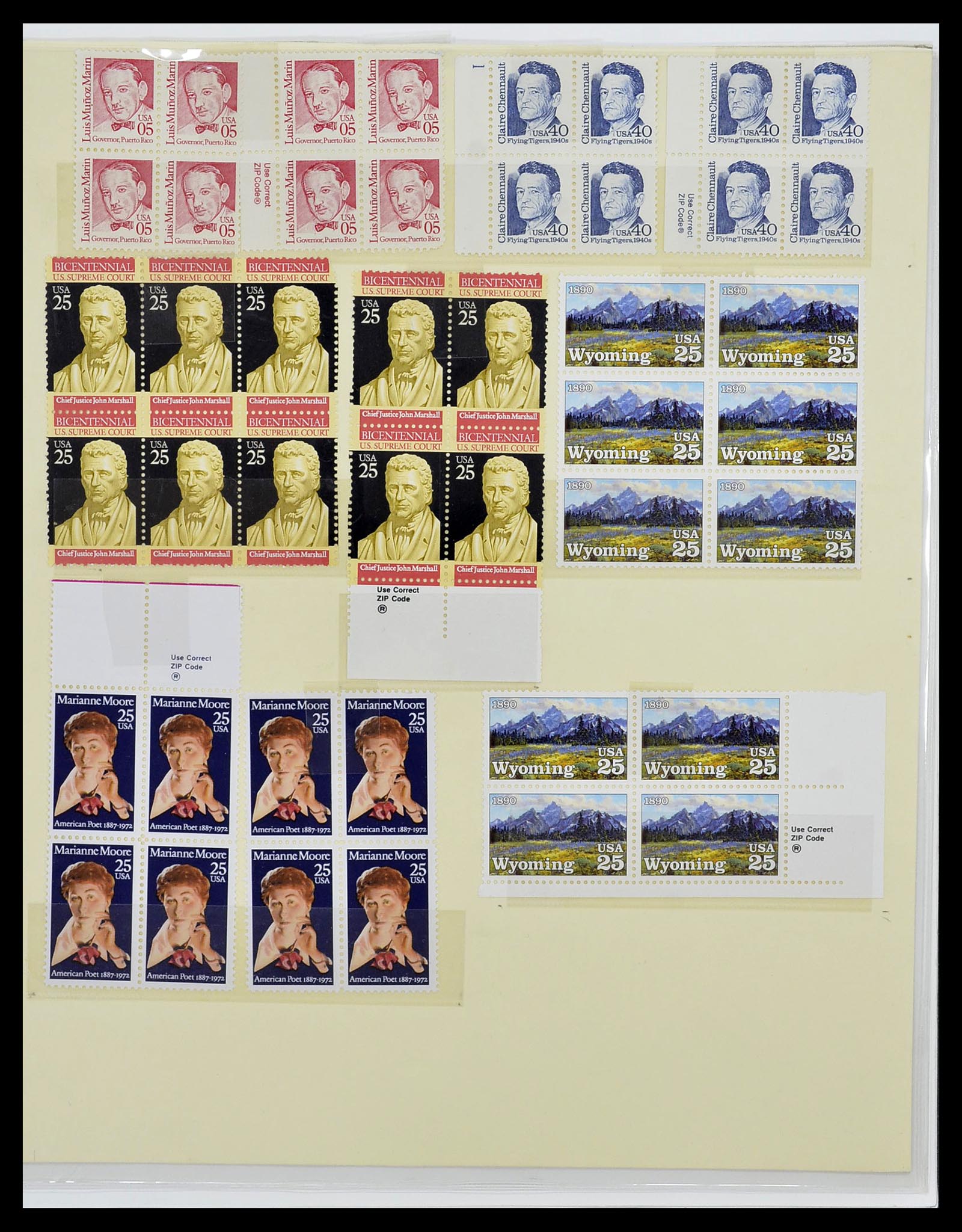34510 519 - Postzegelverzameling 34510 USA 1927-1994.