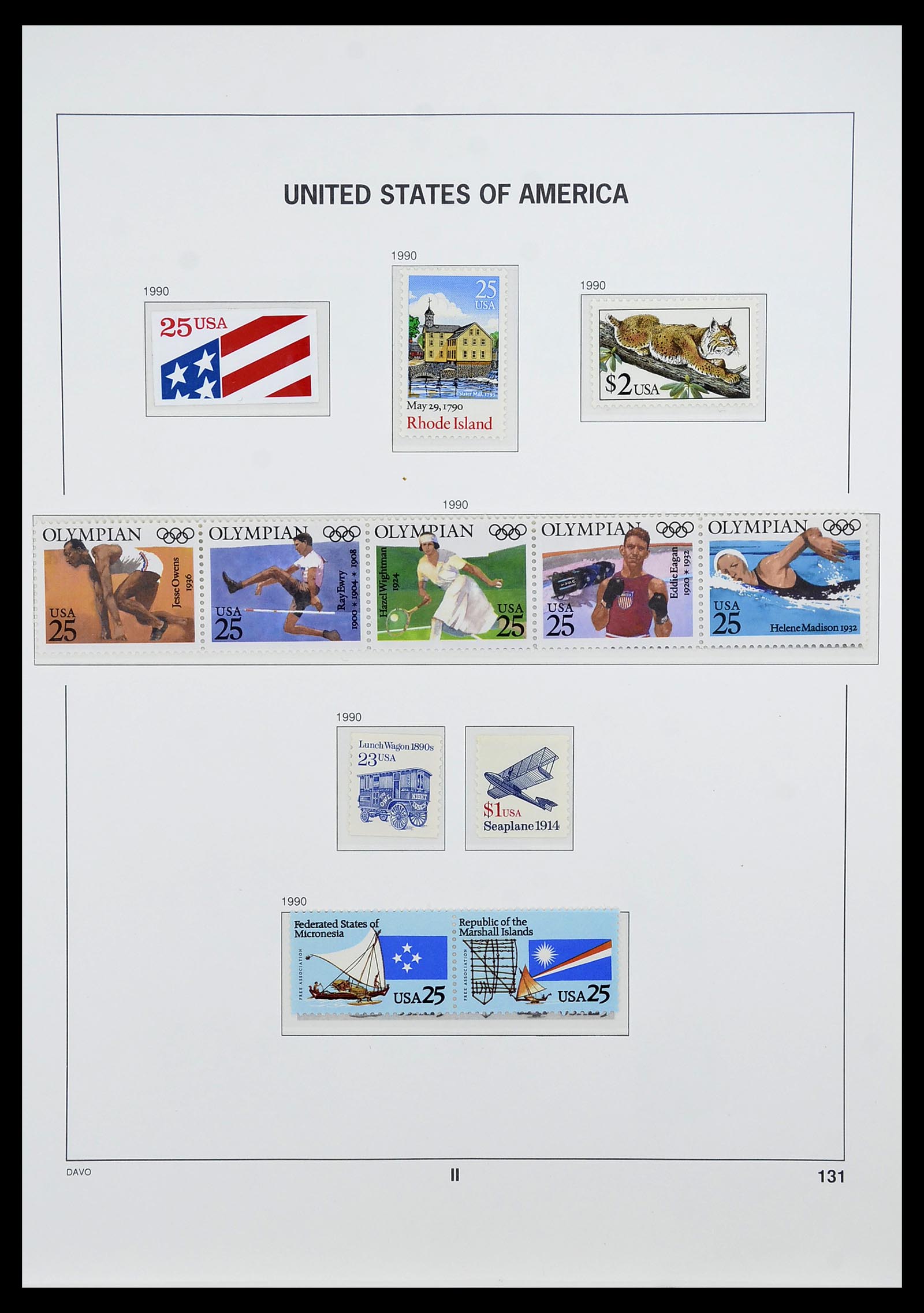 34510 523 - Postzegelverzameling 34510 USA 1927-1994.