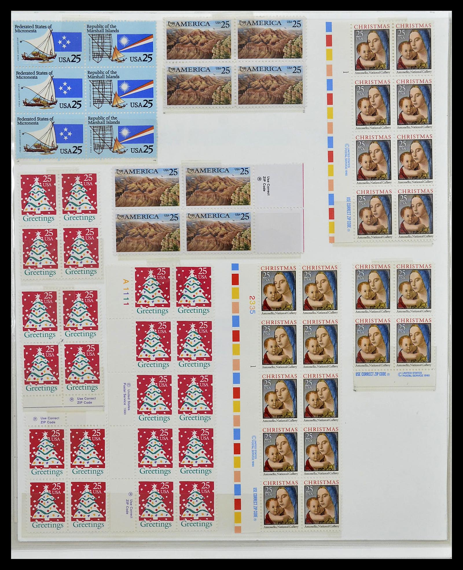 34510 525 - Postzegelverzameling 34510 USA 1927-1994.