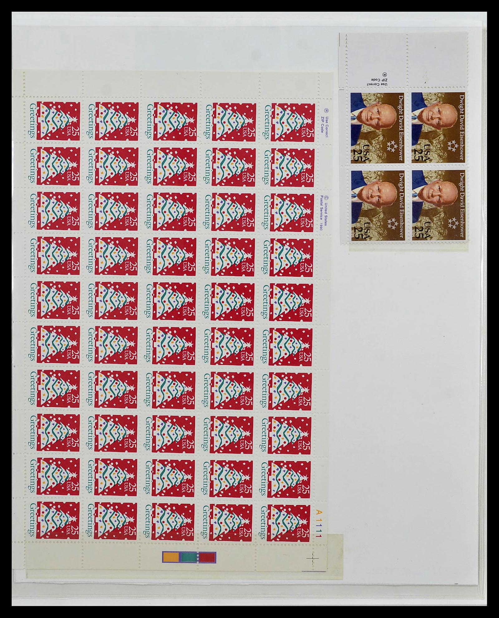 34510 527 - Postzegelverzameling 34510 USA 1927-1994.