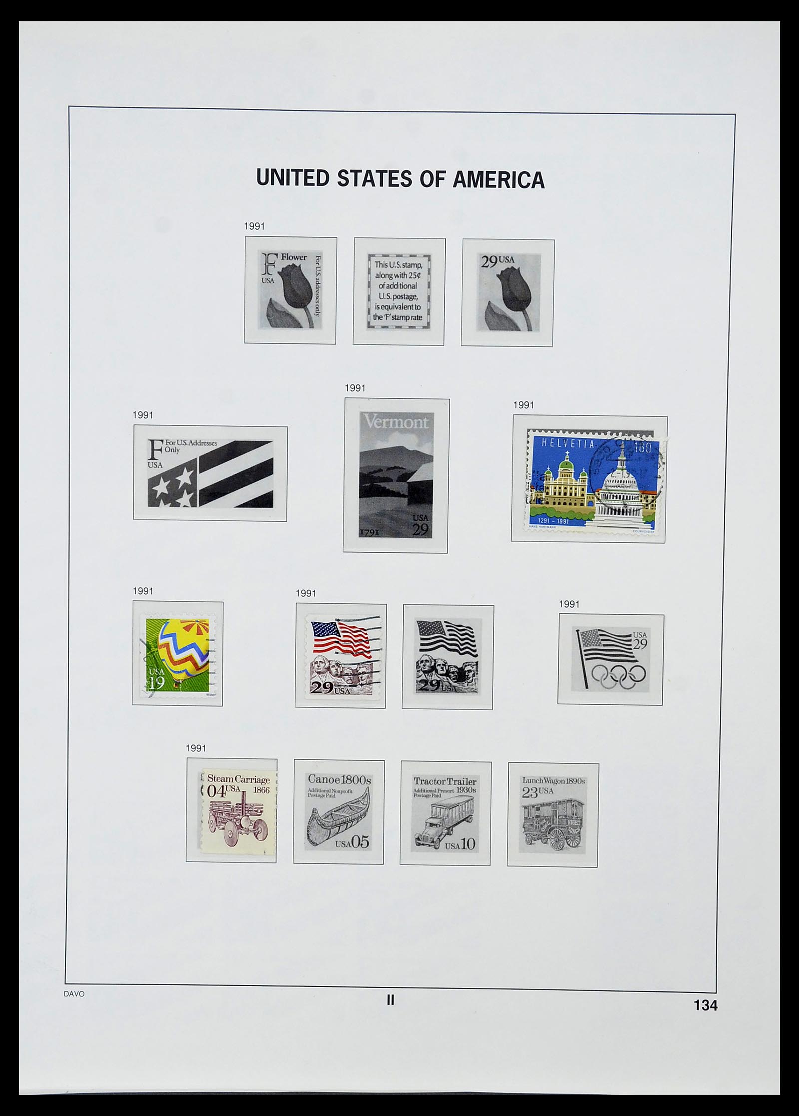 34510 532 - Postzegelverzameling 34510 USA 1927-1994.